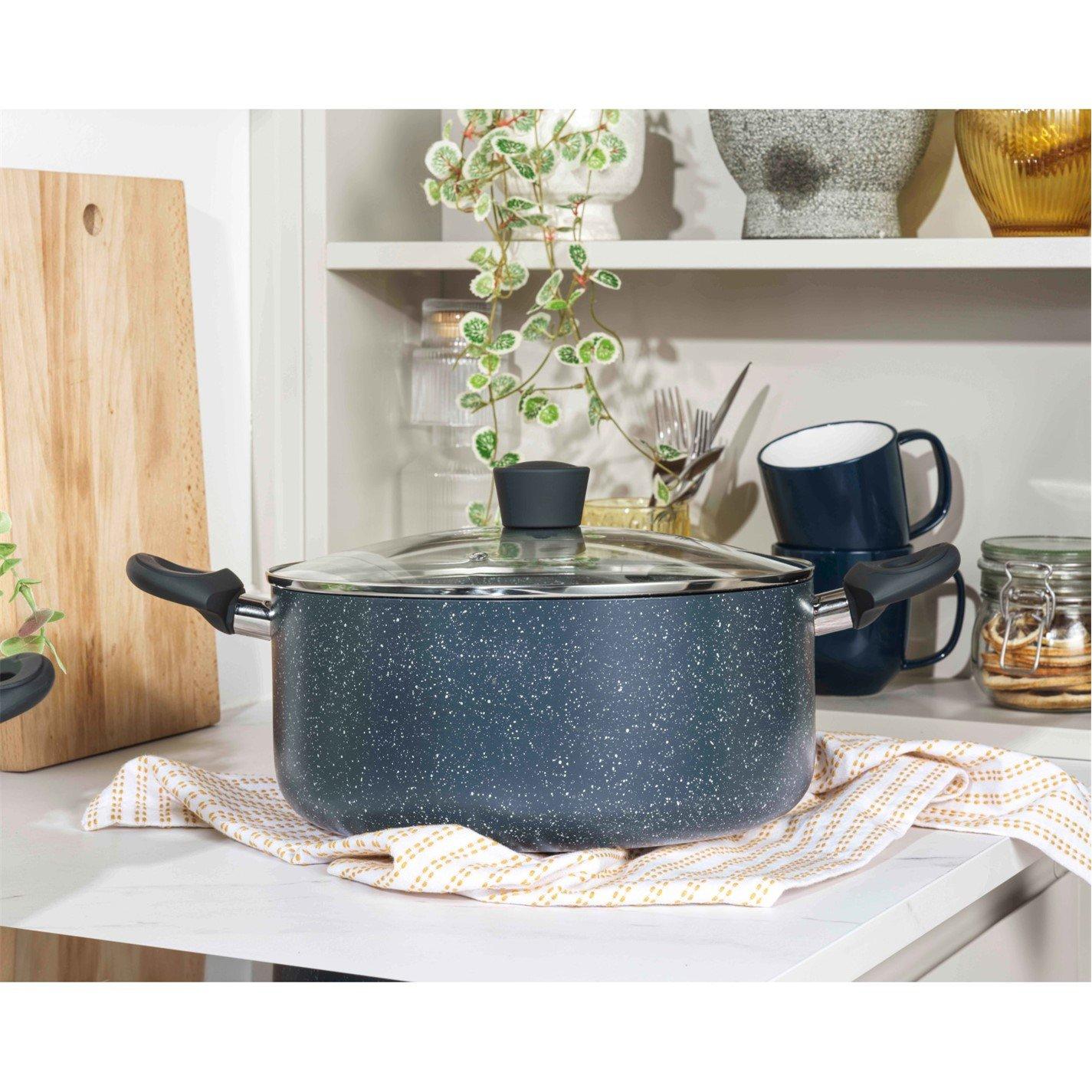 Grey - Russell Hobbs - 28cm Stone Stockpot 00 - 3