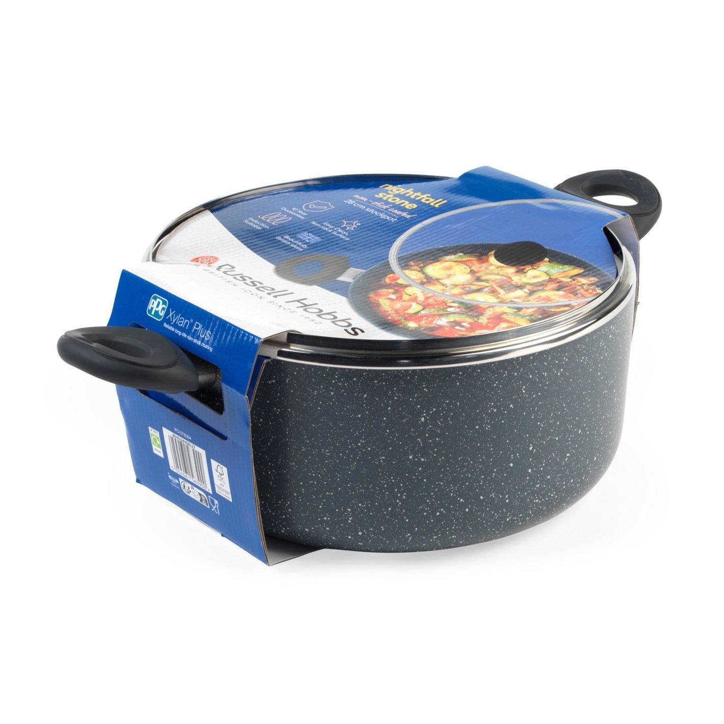 Grey - Russell Hobbs - 28cm Stone Stockpot 00 - 5