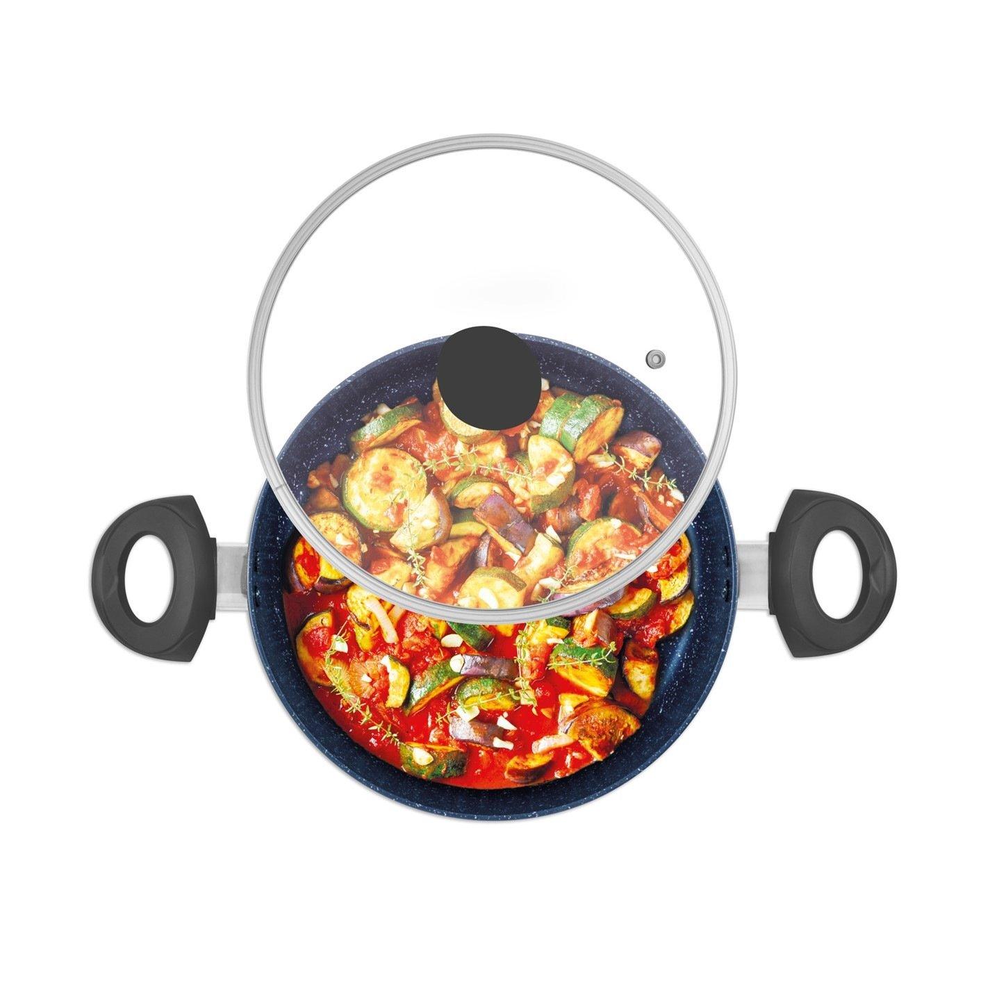 Grey - Russell Hobbs - 28cm Stone Stockpot 00 - 6