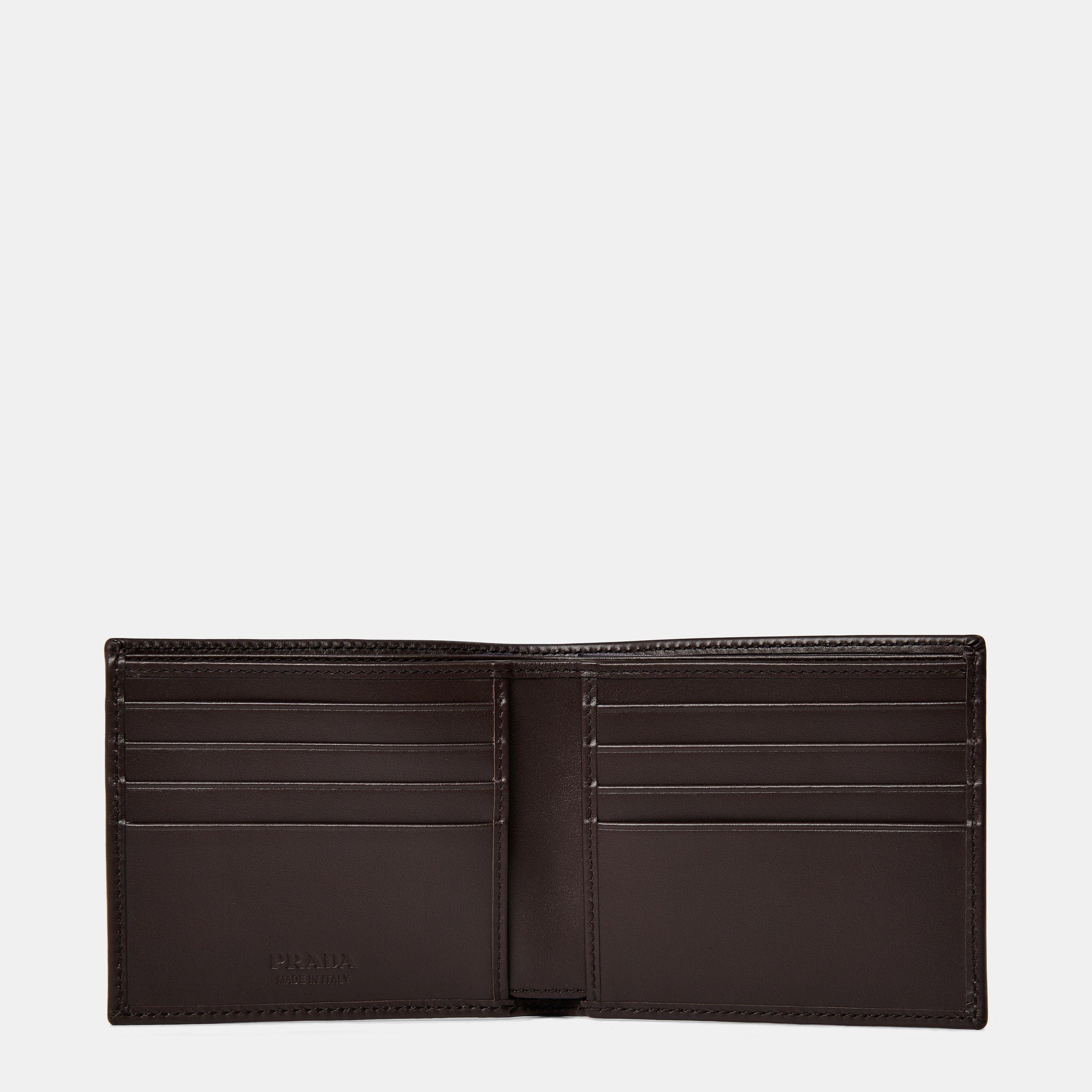 Blue - Prada - Re-Nylon And Leather Wallet - 3