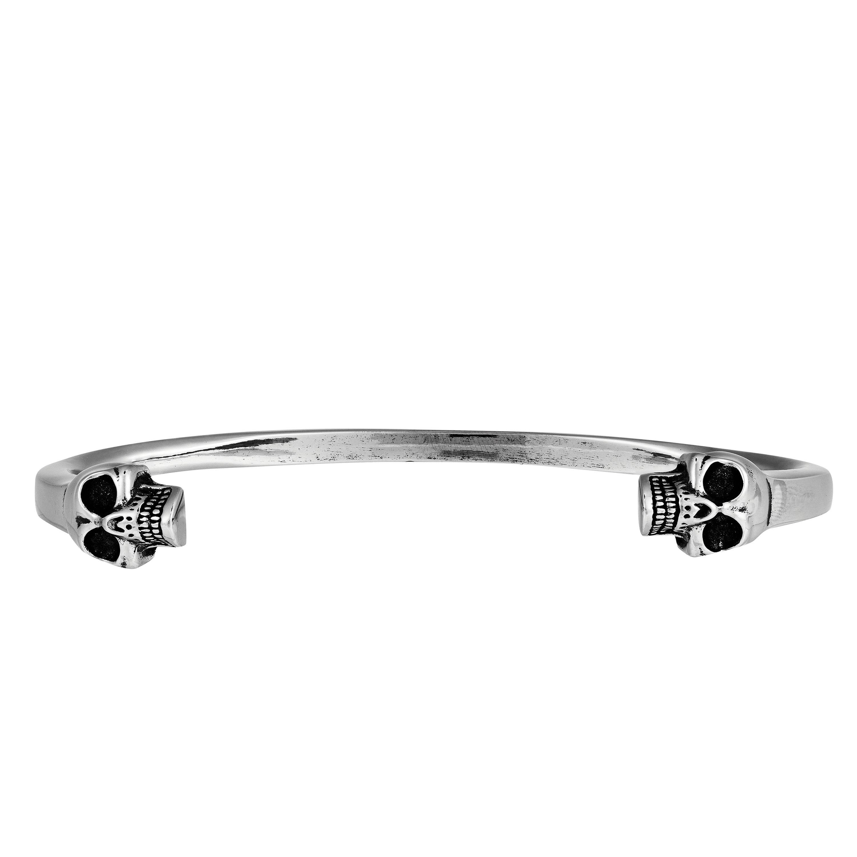 Ant Silver 0446 - Alexander McQueen - Twin Skull Bracelet - 1