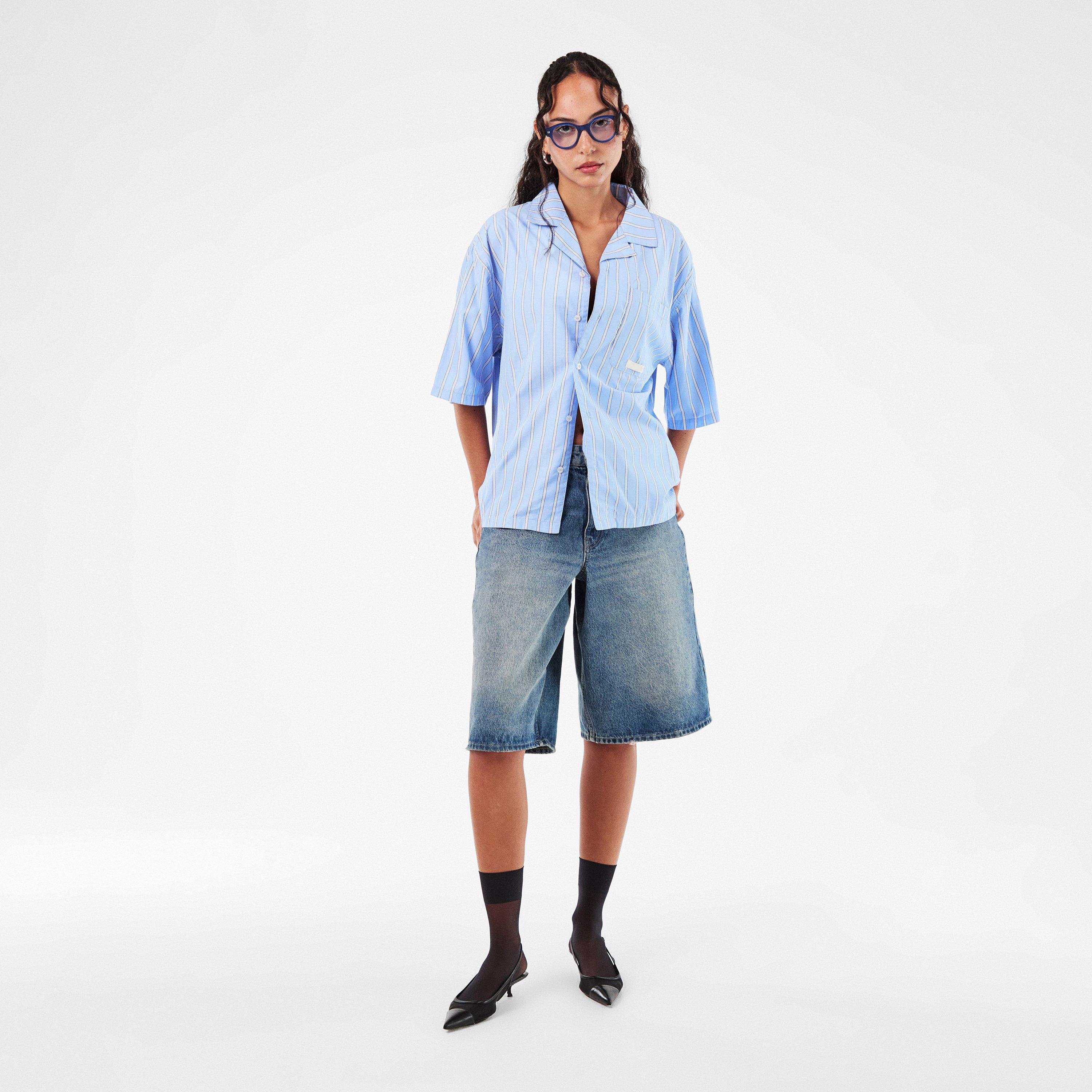 Blue - Off White - Architectural Reading Glasses - 6