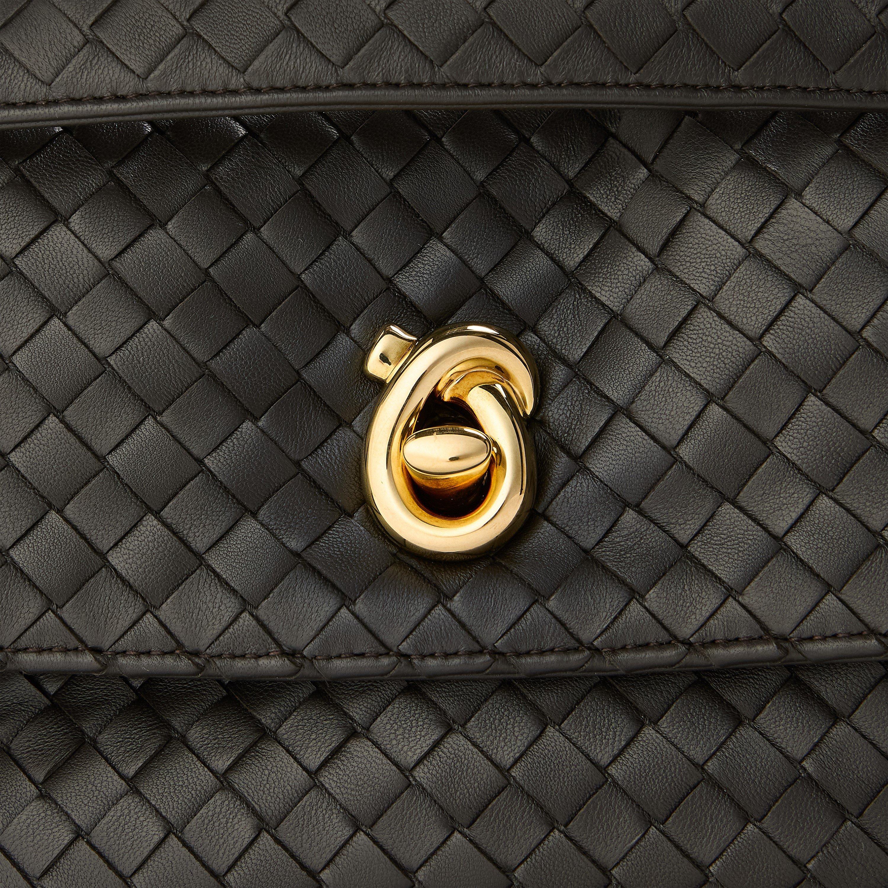 Espresso - Bottega Veneta - BV Knot Lock Shldr Ld05 - 4