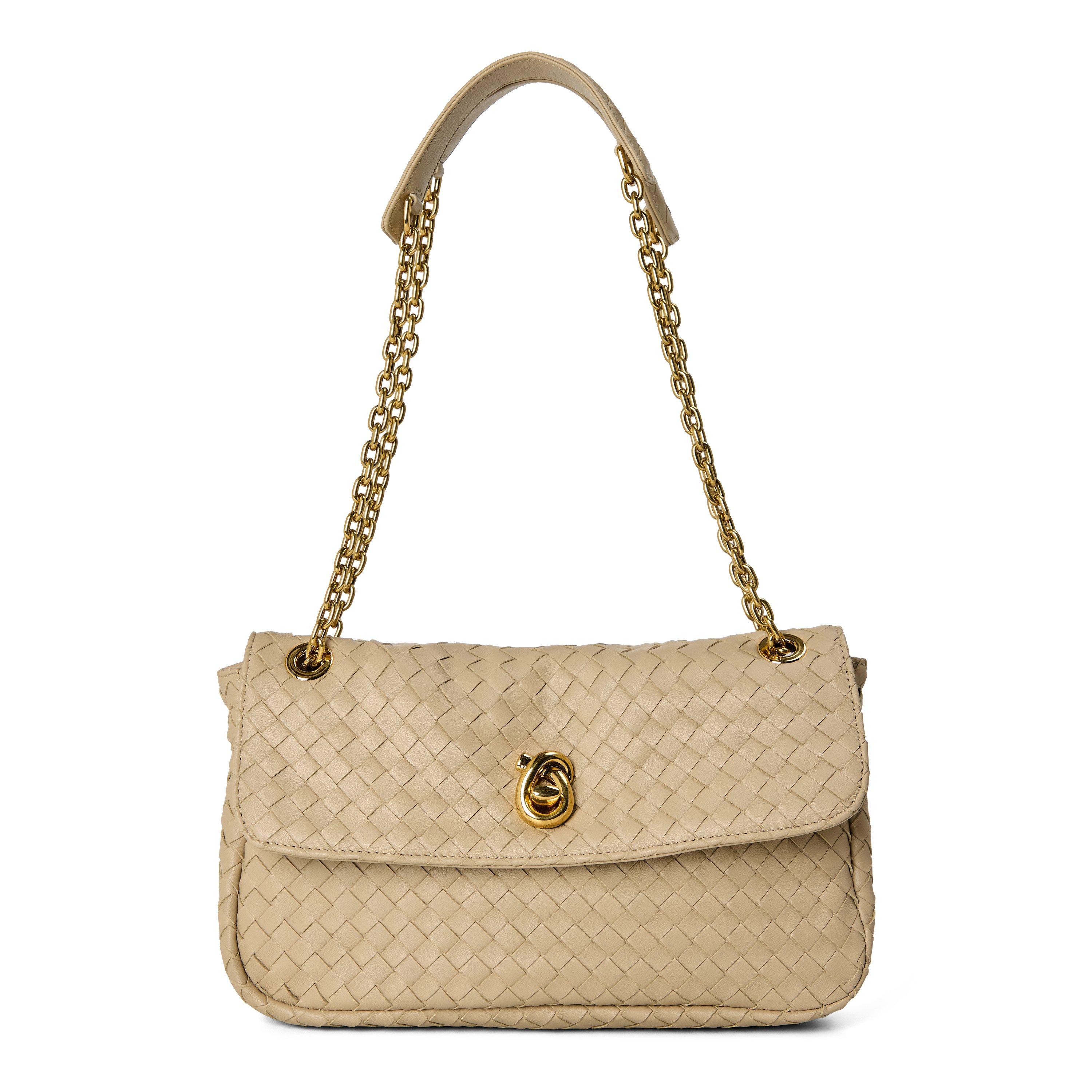 Ecru - Bottega Veneta - BV Knot Lock Shldr Ld05 - 1