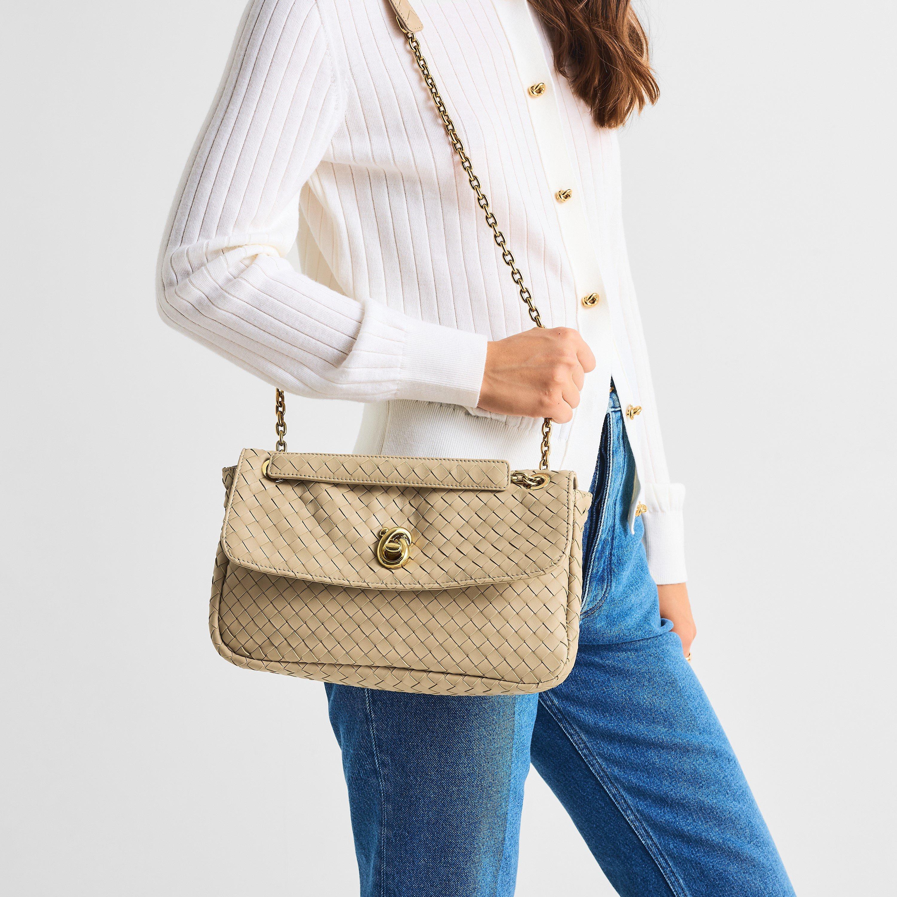 Ecru - Bottega Veneta - BV Knot Lock Shldr Ld05 - 3