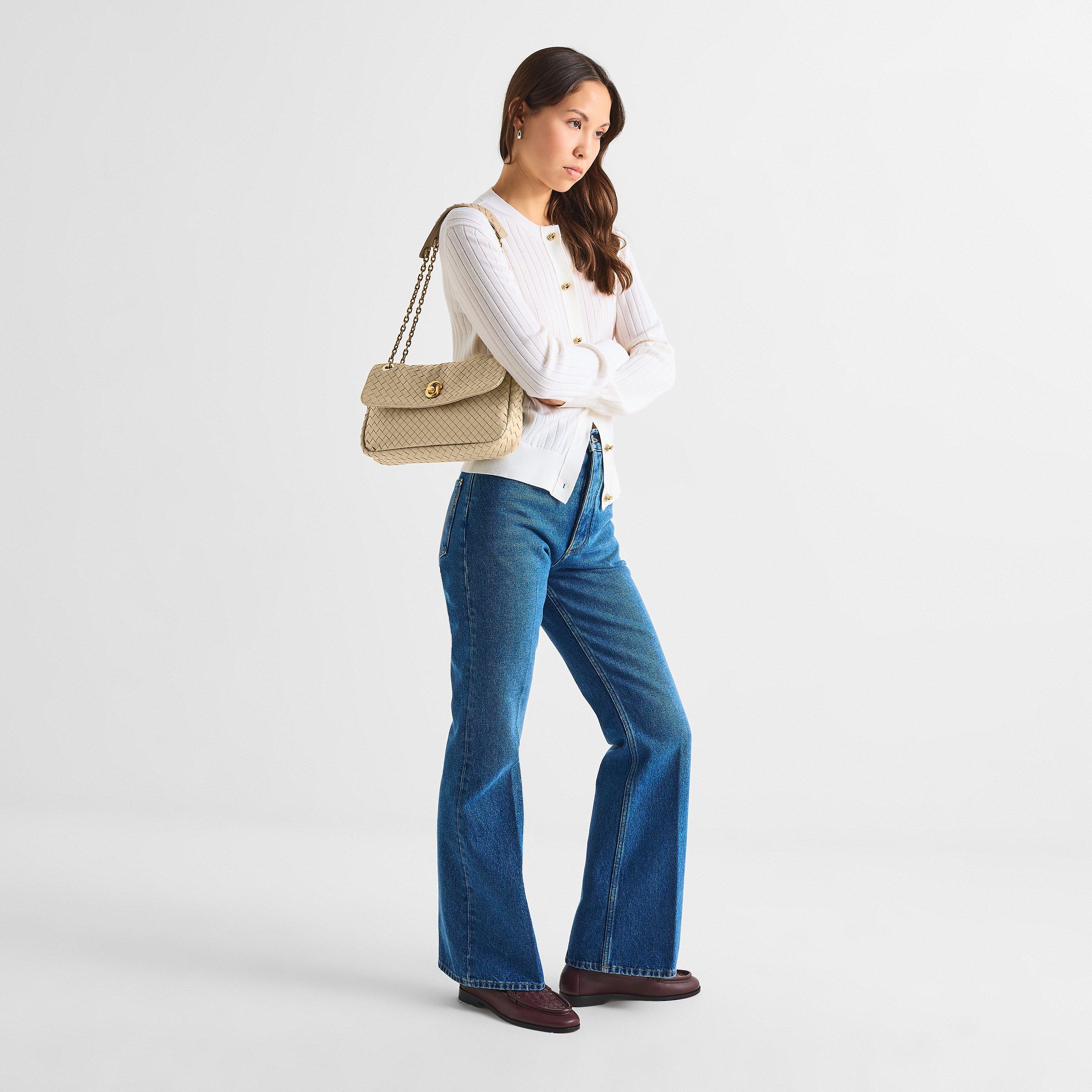 Ecru - Bottega Veneta - BV Knot Lock Shldr Ld05 - 6