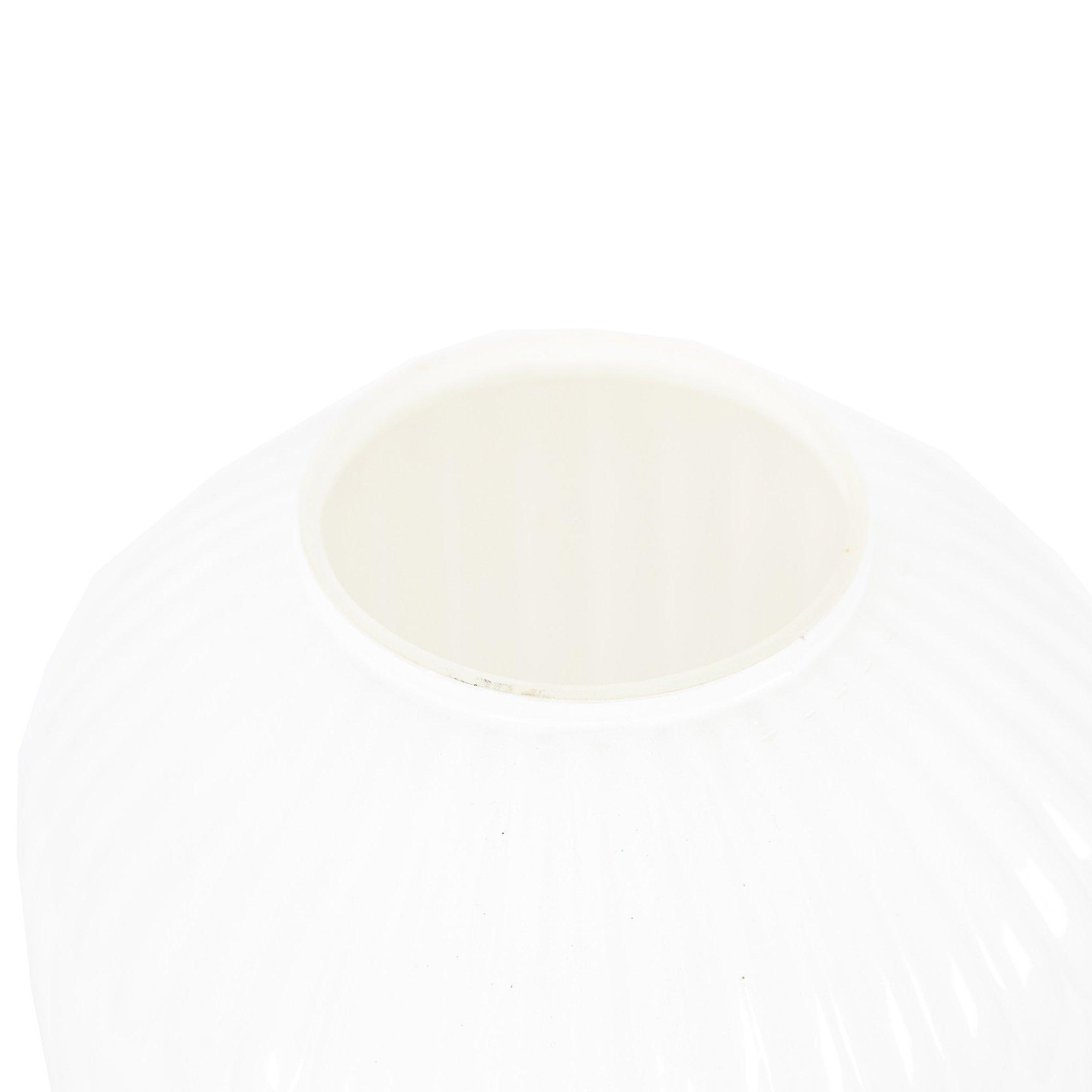 White - Gallery - Fjord Vase Medium White 210x210x305mm - 3