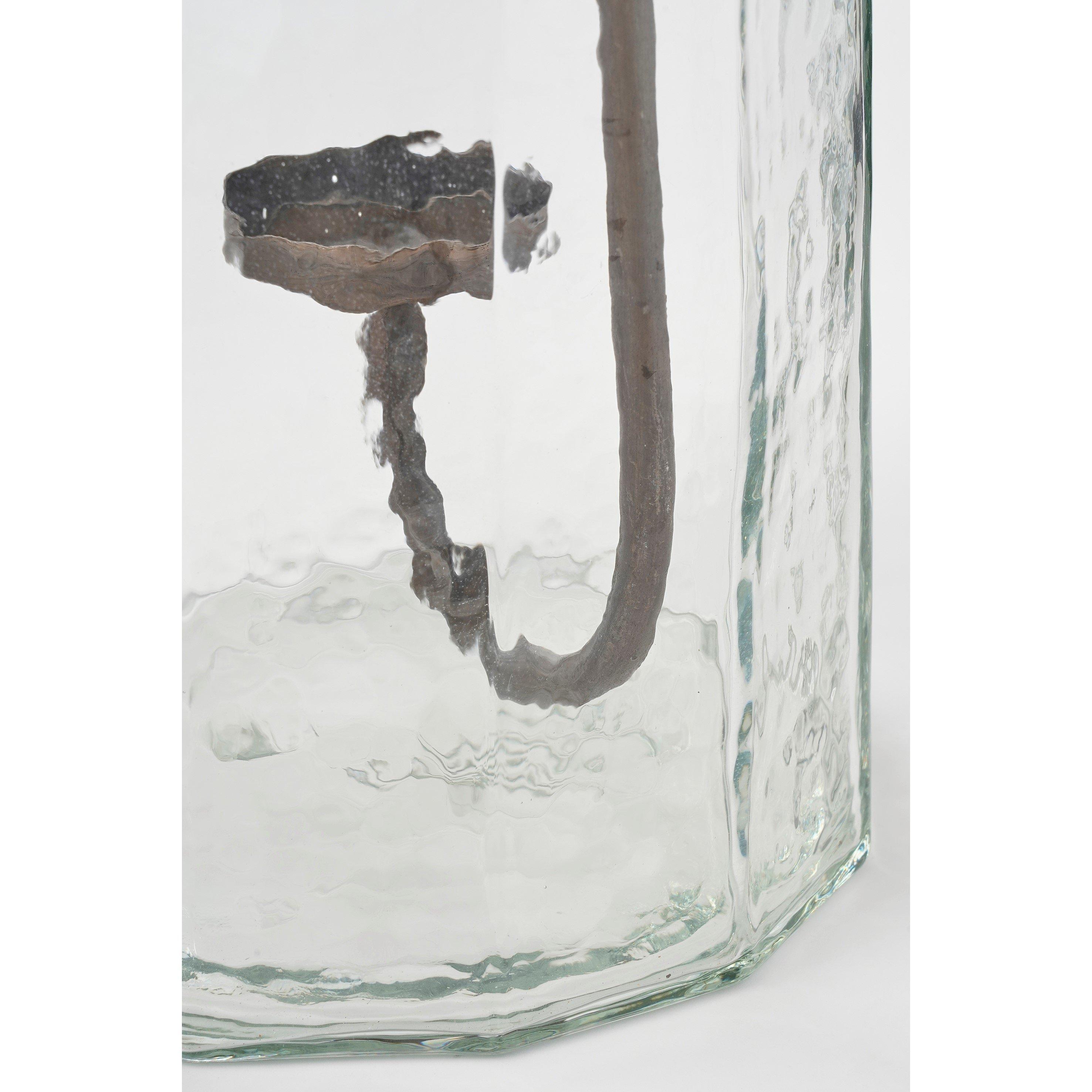 27.5x17.5cm - Mica - hurricane light with candleholder glass - 4