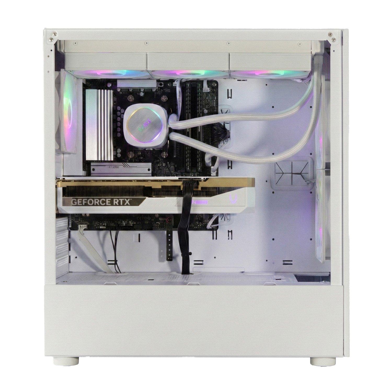 Weiß - Entity - Entity Aegis RTX 5070 Ti Gaming PC - Intel Core i7-14700F 32GB 2TB SSD - White - 3
