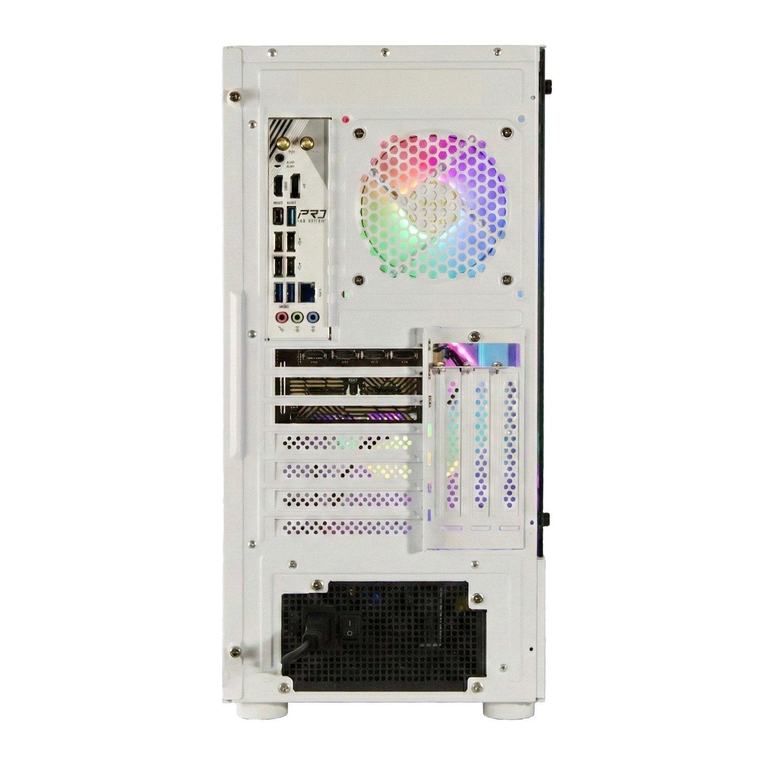 Weiß - Entity - Entity Aegis RTX 5070 Ti Gaming PC - Intel Core i7-14700F 32GB 2TB SSD - White - 4