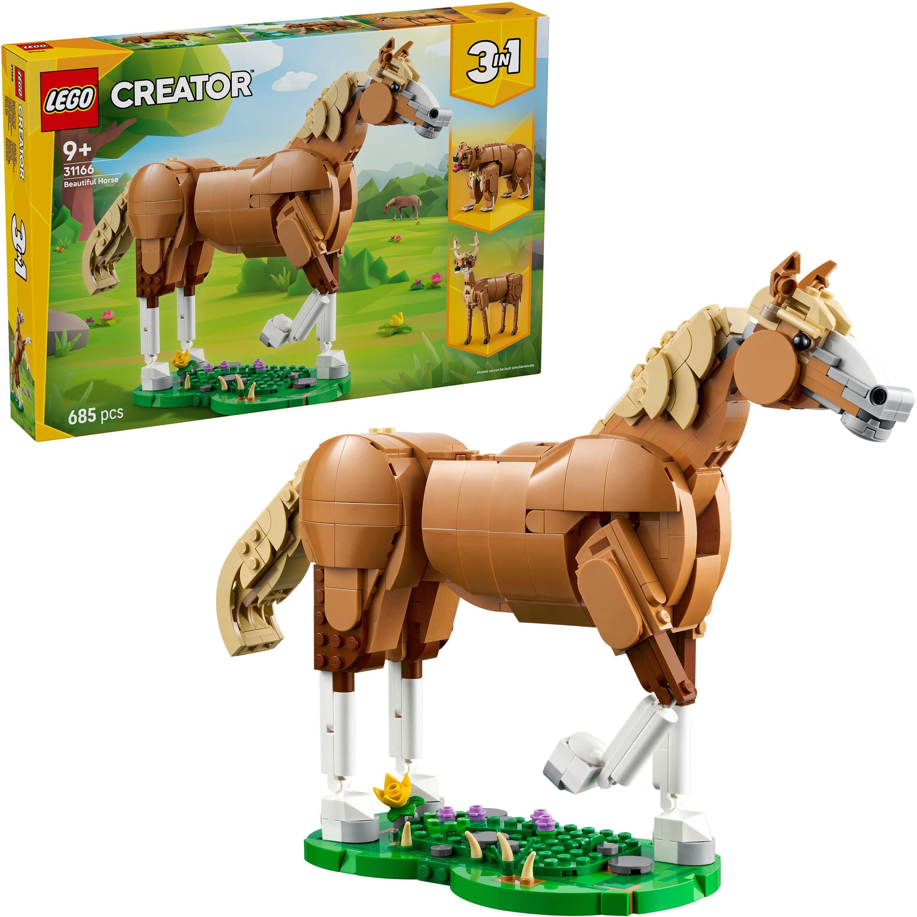Beautiful Horse - LEGO - LEGO® Creator 31166 3in1 Beautiful Horse Toy Animal Building Set - 1