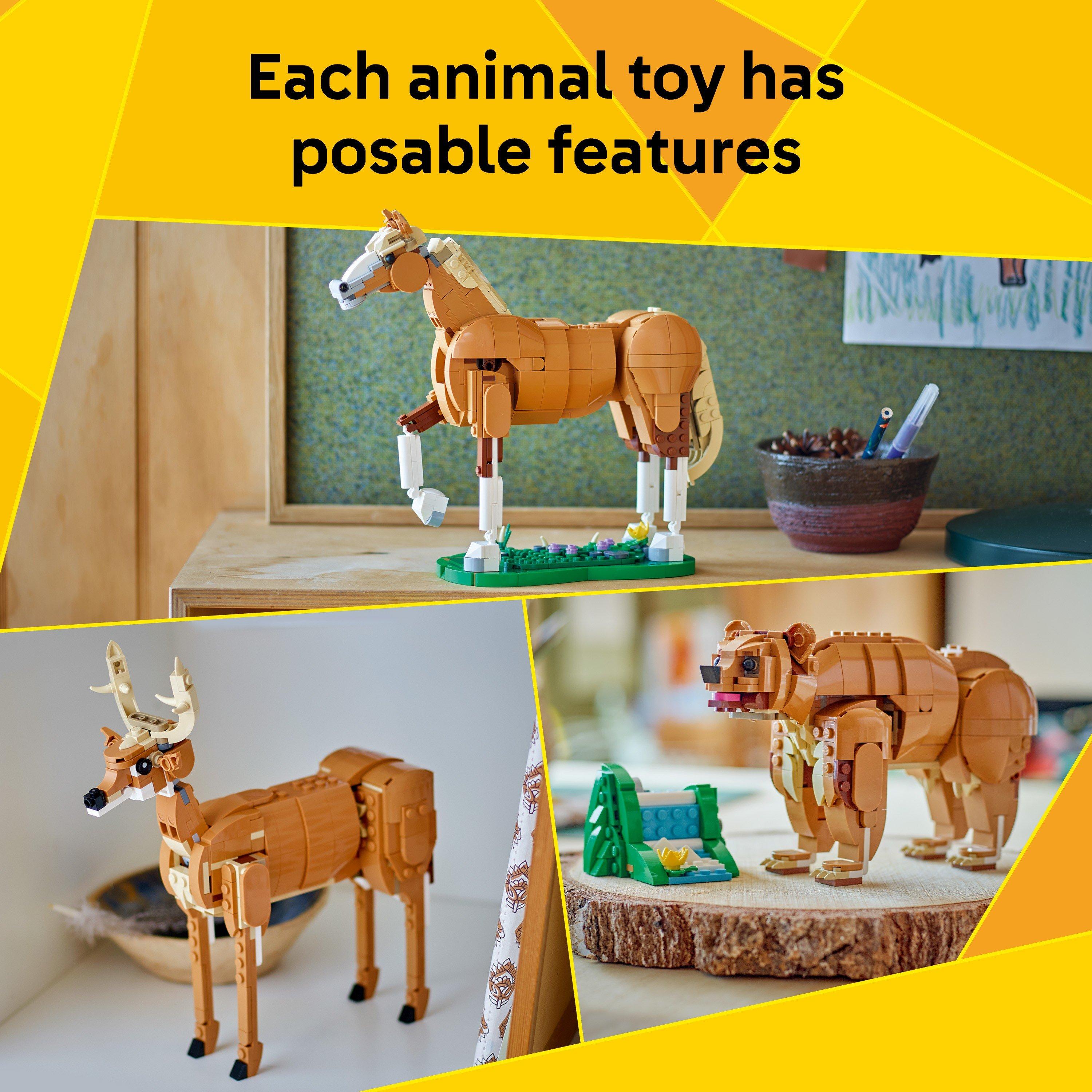 Beautiful Horse - LEGO - LEGO® Creator 31166 3in1 Beautiful Horse Toy Animal Building Set - 7