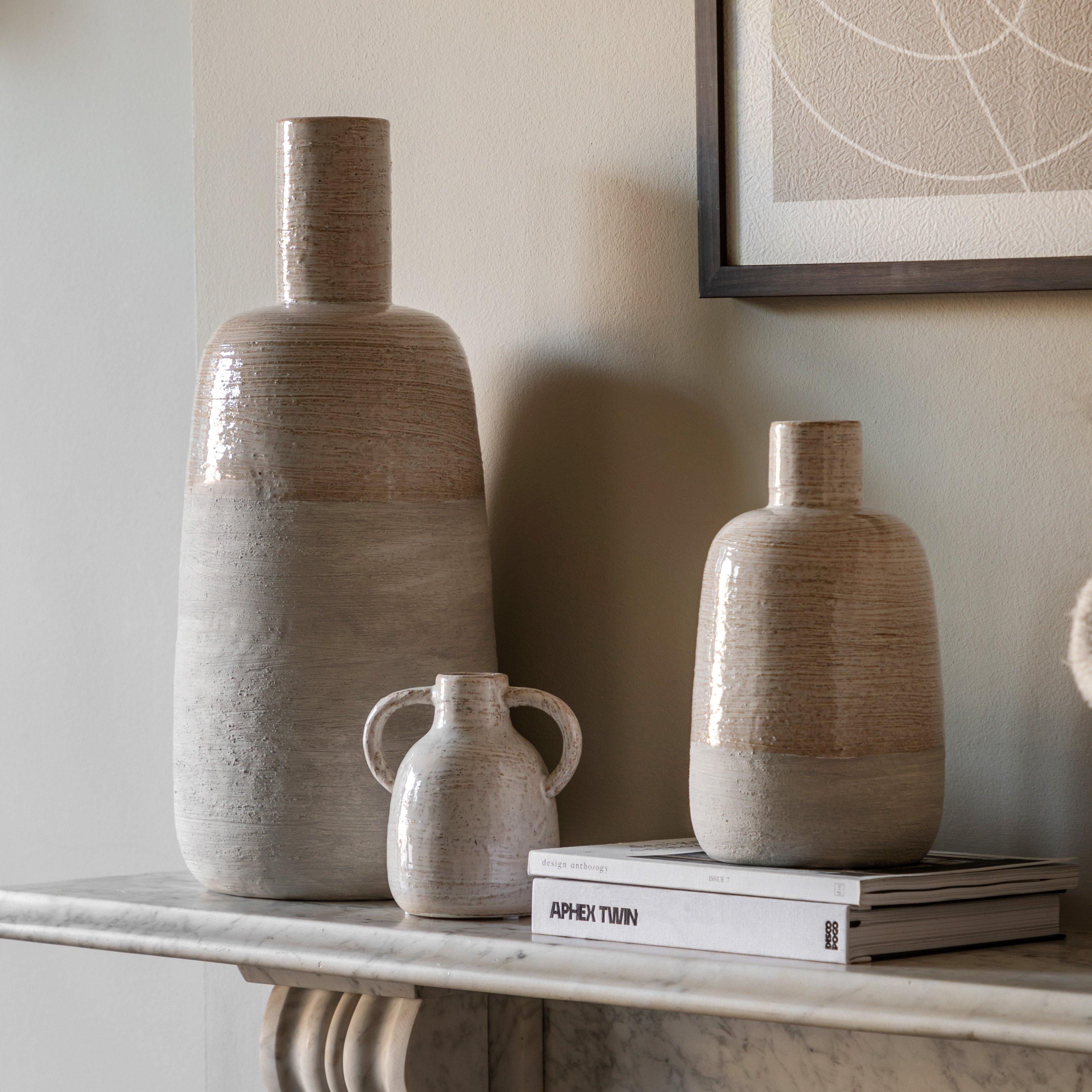 Cream - Gallery - Mobi Ceramic Bottle Vase - 3