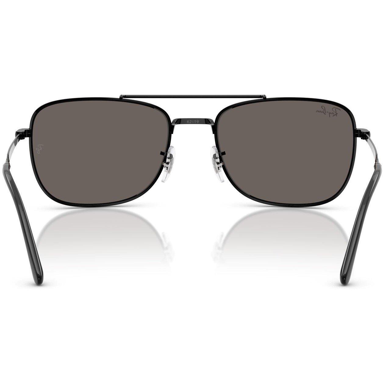 Black - Ray-Ban - Men's Ray-Ban Rectangle Sunglasses - 5