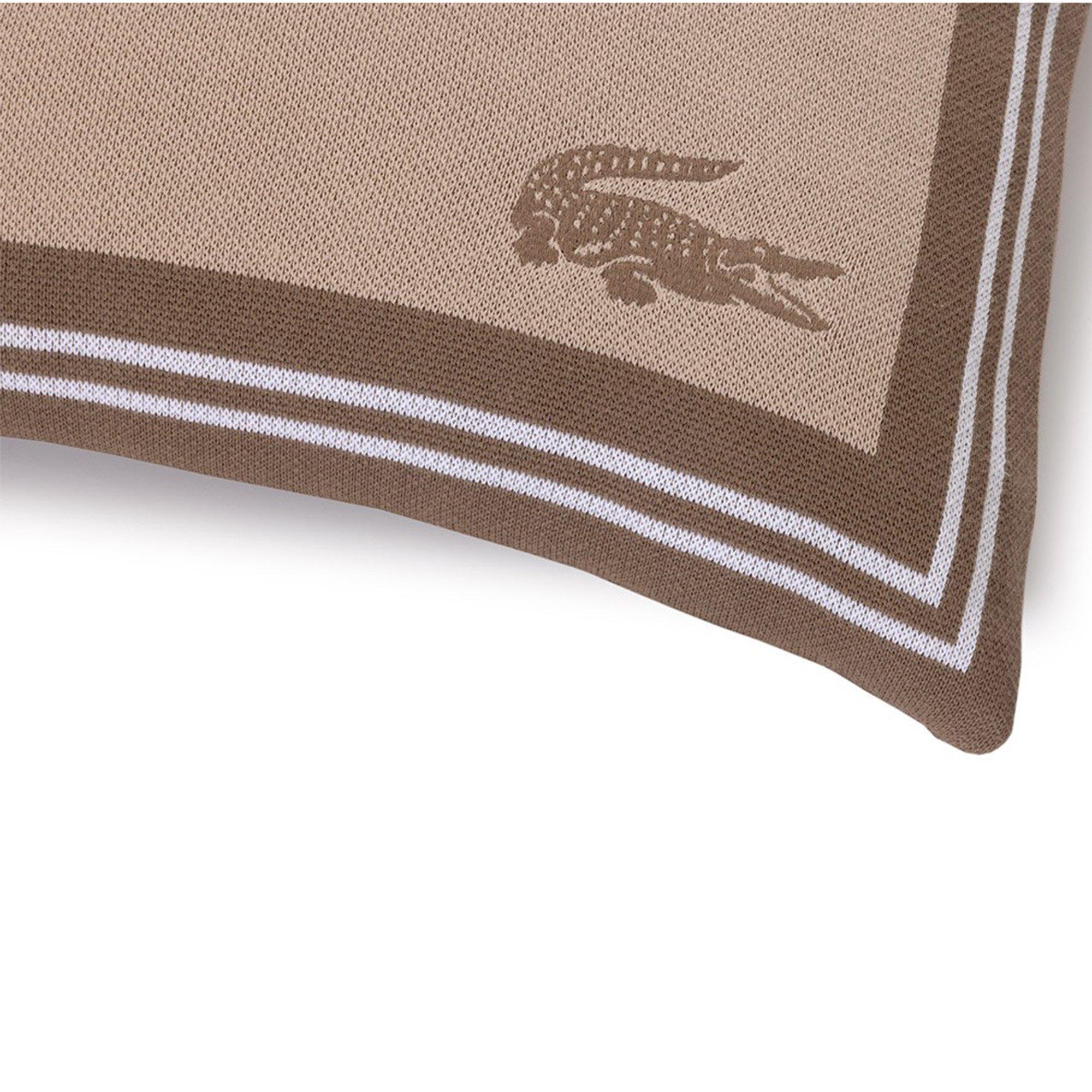 Beige - Lacoste - L Frame Cushion 45x45cm - 2