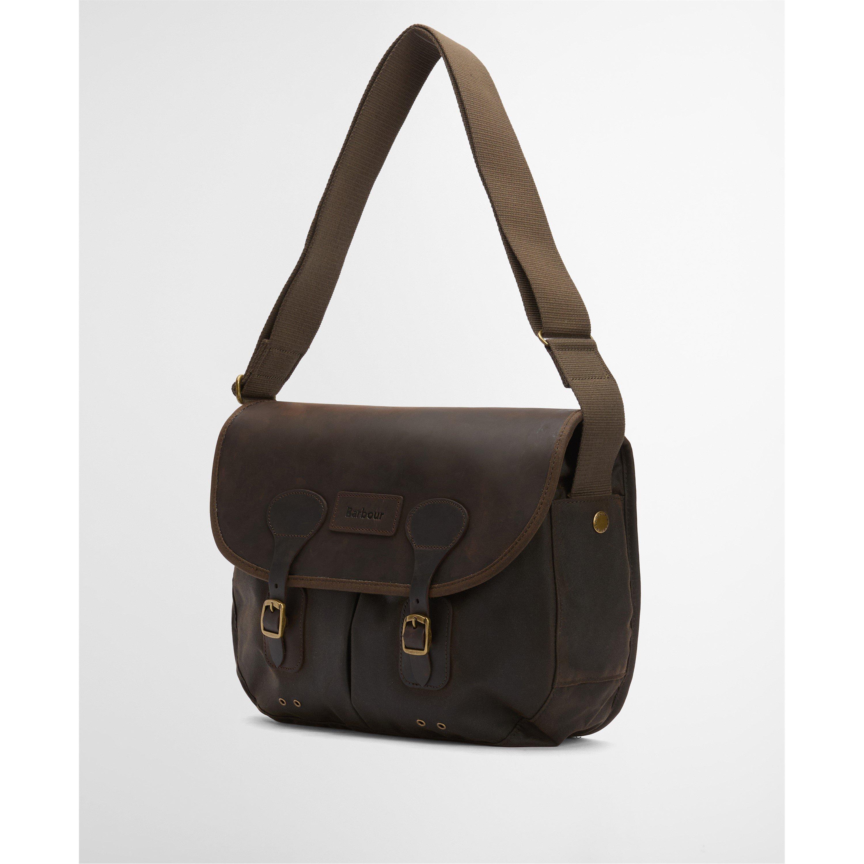 Olive - Barbour - Tarras Wax Crossbody Bag - 2