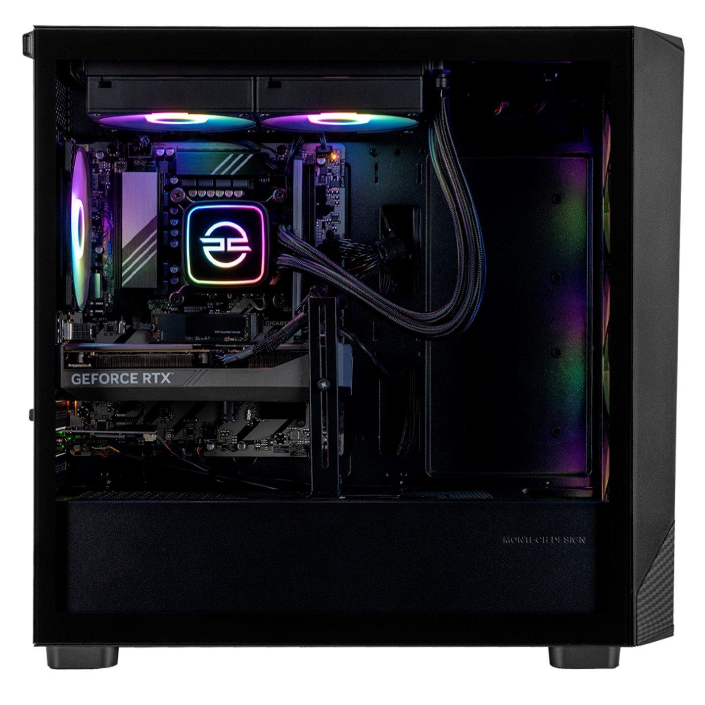 Black - PCSpecialist - Wraith 180 Gaming PC - Core Ultra 7 265KF RTX 5060 Ti 16GB RAM 1TB SSD - 1440p Gaming - 2