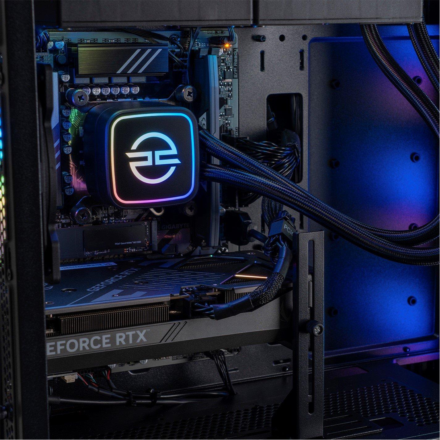 Black - PCSpecialist - Wraith 180 Gaming PC - Core Ultra 7 265KF RTX 5060 Ti 16GB RAM 1TB SSD - 1440p Gaming - 4