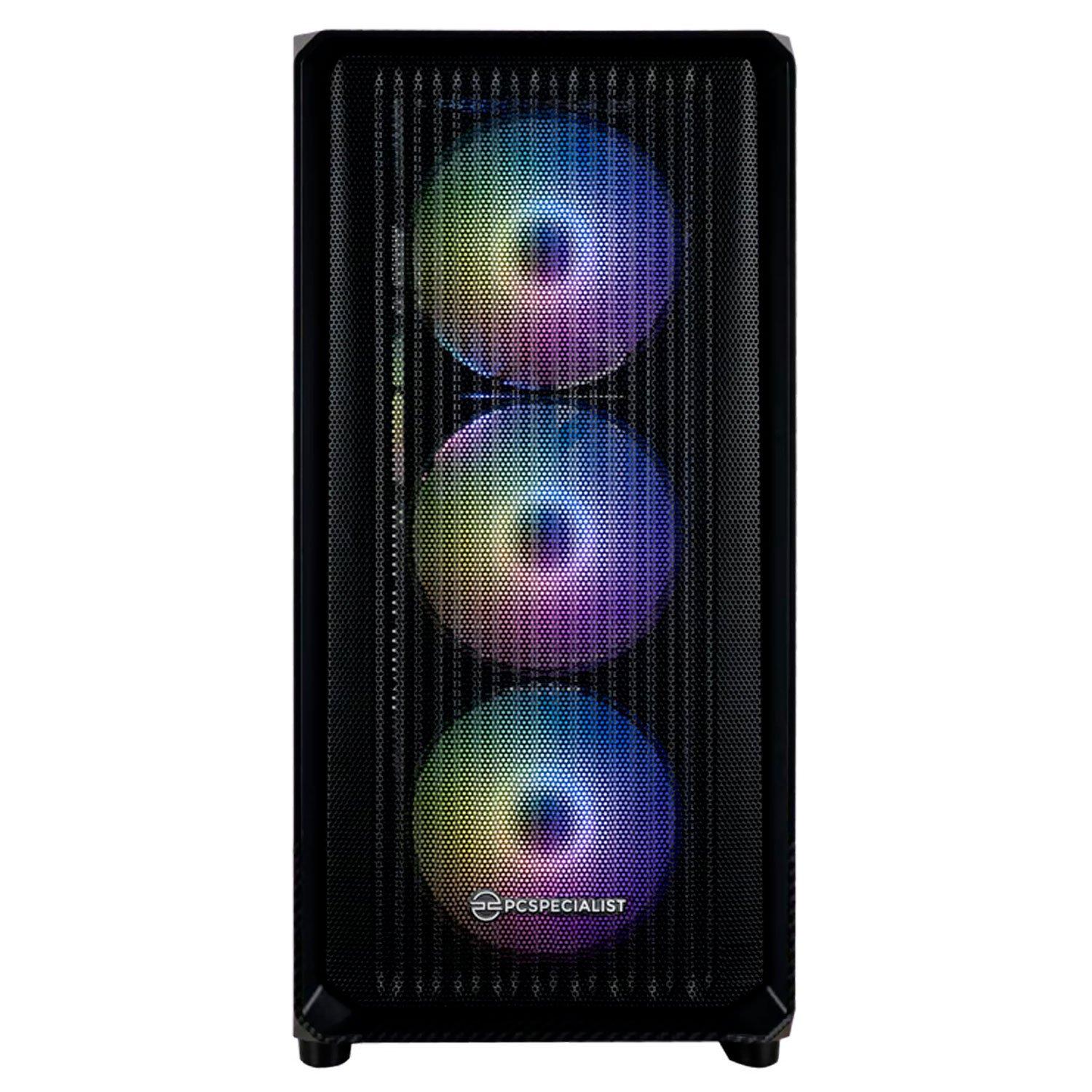 Black - PCSpecialist - Wraith 180 Gaming PC - Core Ultra 7 265KF RTX 5060 Ti 16GB RAM 1TB SSD - 1440p Gaming - 5