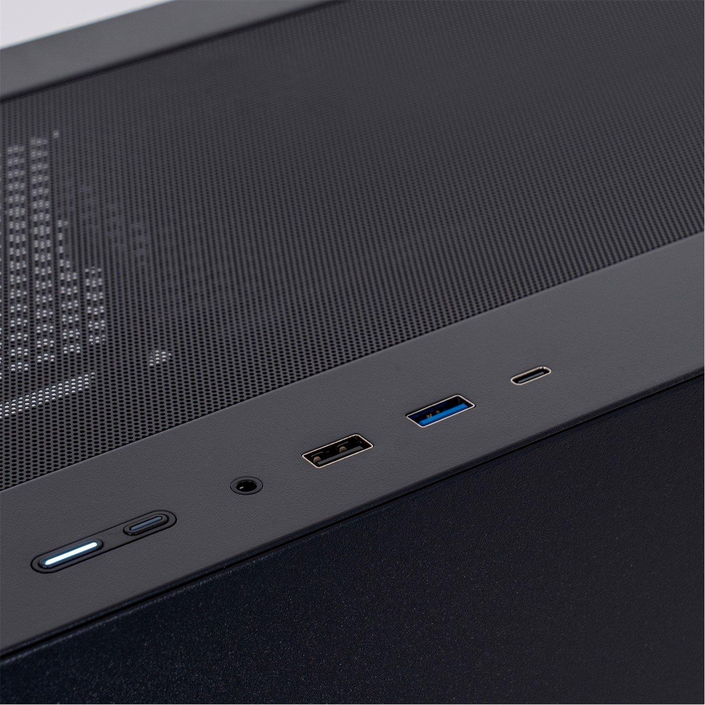 Black - PCSpecialist - Wraith 180 Gaming PC - Core Ultra 7 265KF RTX 5060 Ti 16GB RAM 1TB SSD - 1440p Gaming - 8