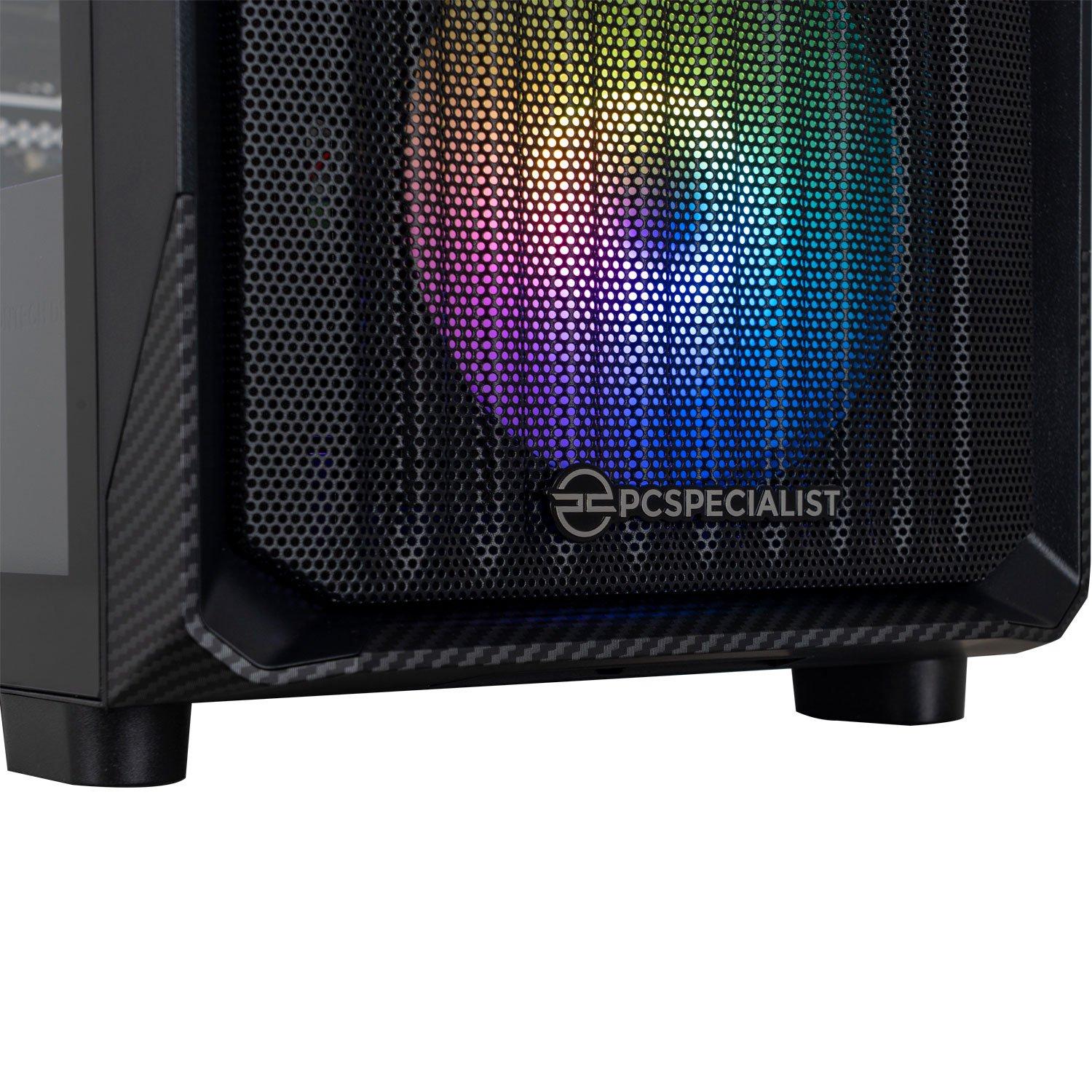 Black - PCSpecialist - Wraith 180 Gaming PC - Core Ultra 7 265KF RTX 5060 Ti 16GB RAM 1TB SSD - 1440p Gaming - 9