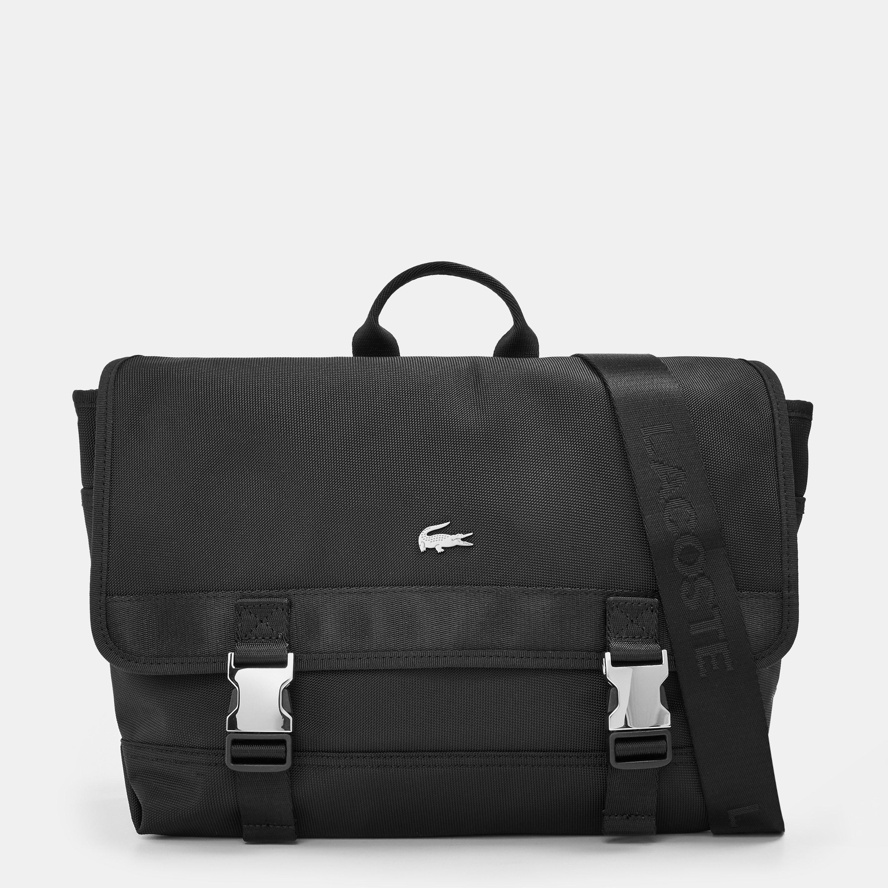 Noir - Lacoste - Messenger Bag - 1