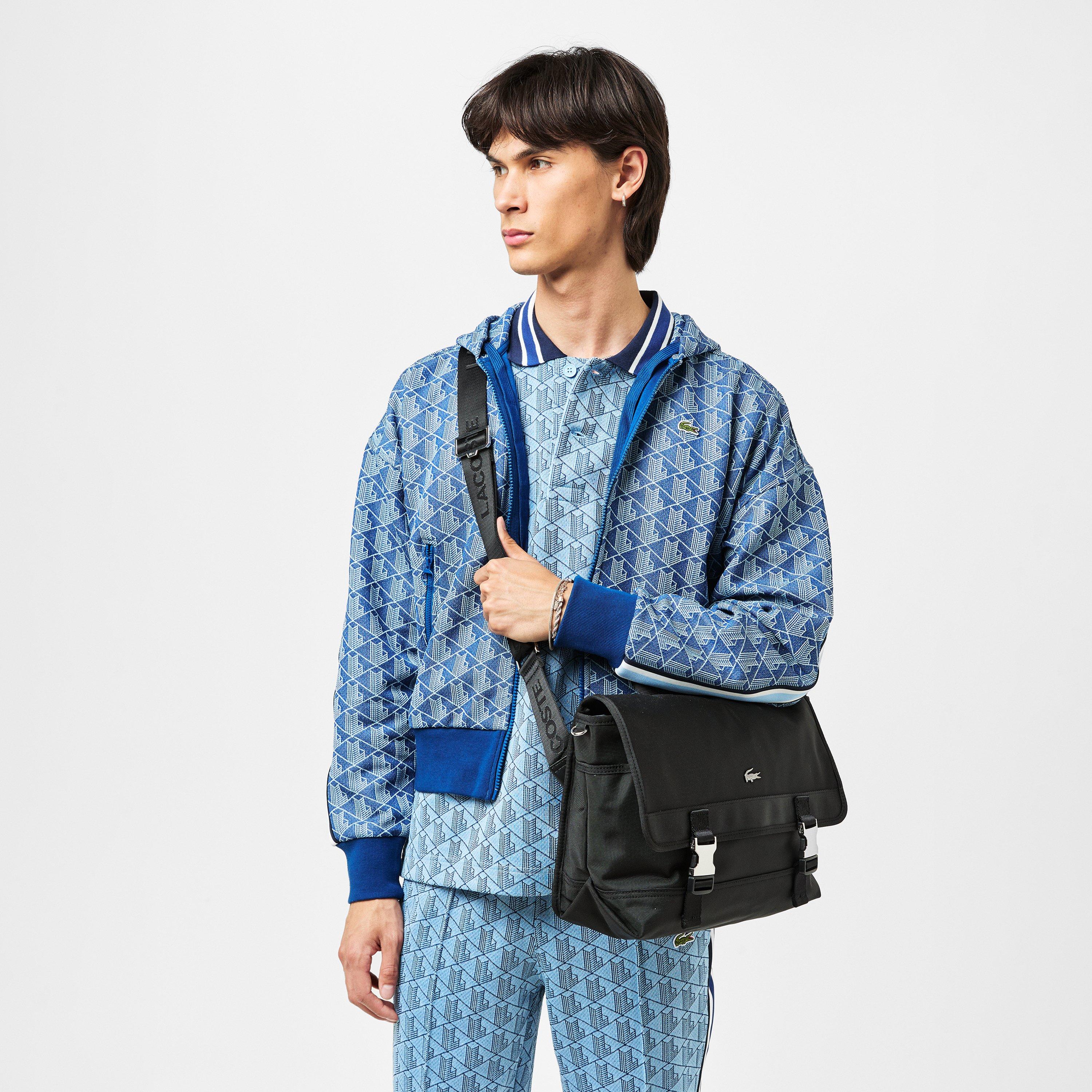 Noir - Lacoste - Messenger Bag - 3