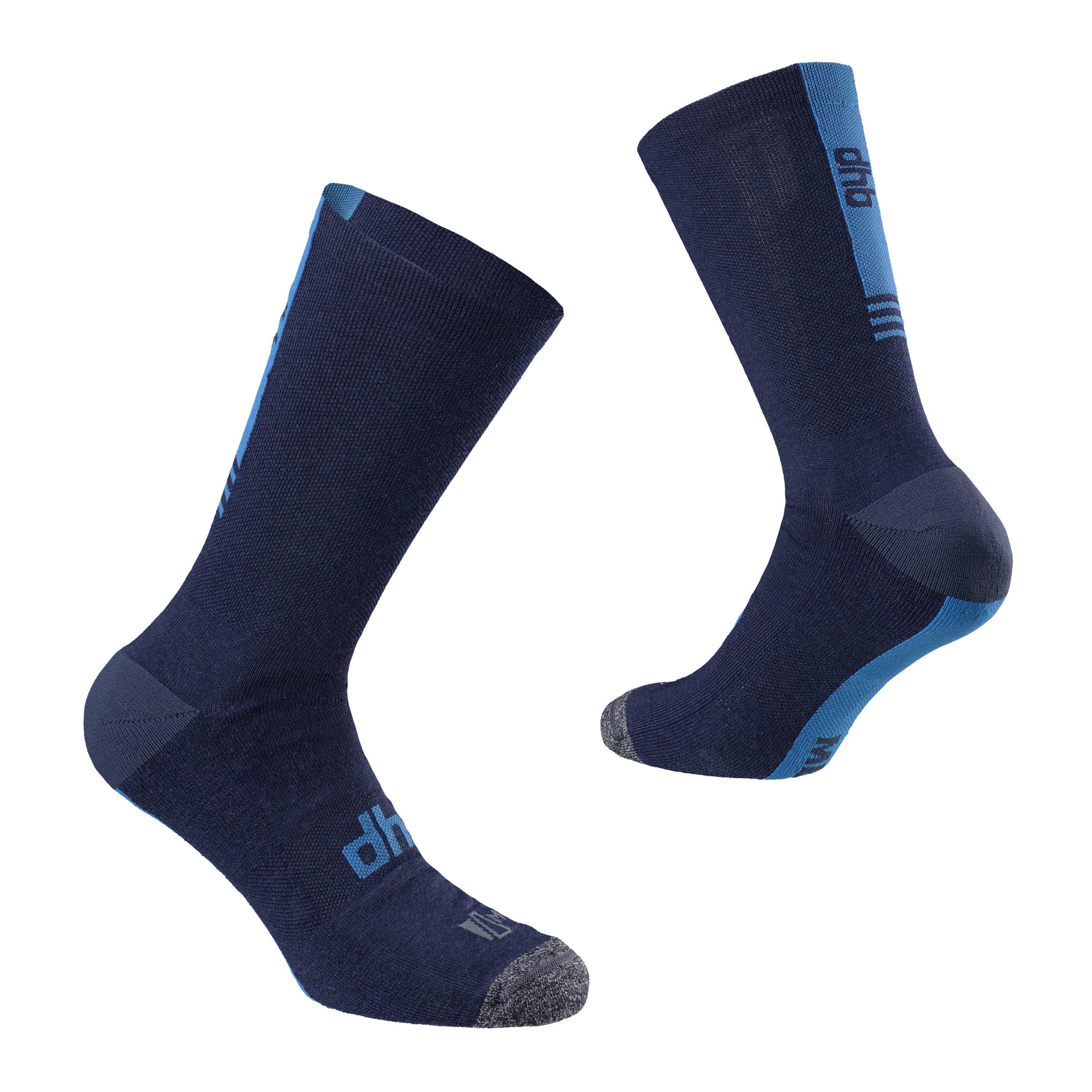 Dhb  Deep Winter Merino Aeron Socks - Navy - Mens 2.5-6