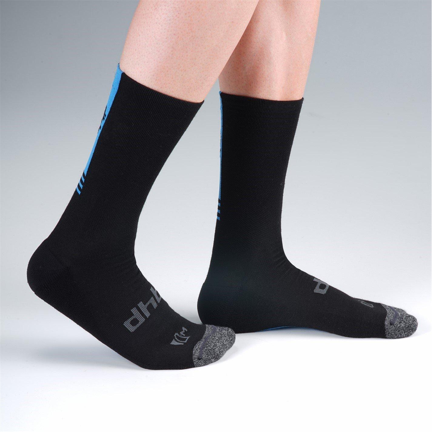 Nero/Multicolore - Dhb - Deep Winter Merino Aeron Socks - 3