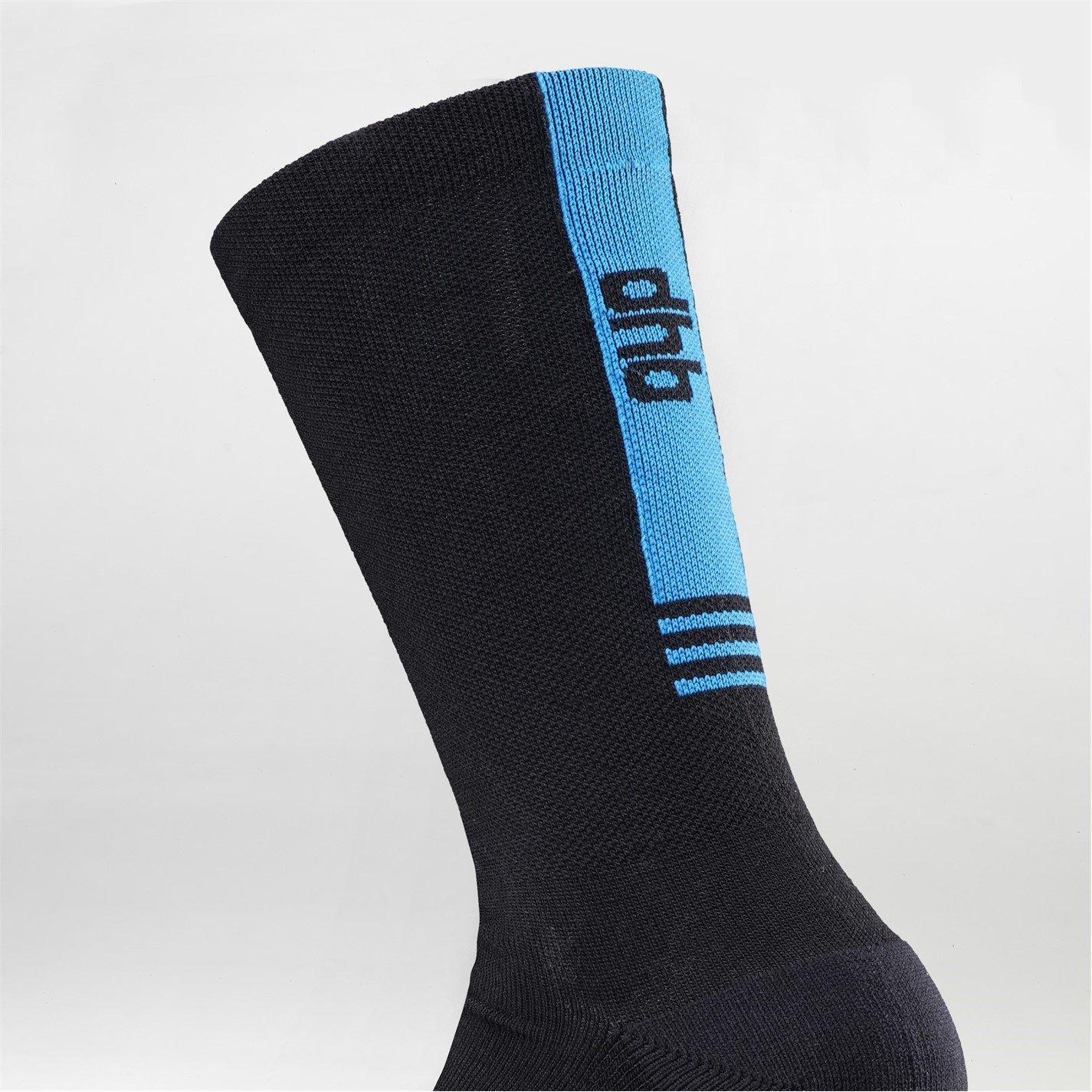 Nero/Multicolore - Dhb - Deep Winter Merino Aeron Socks - 7