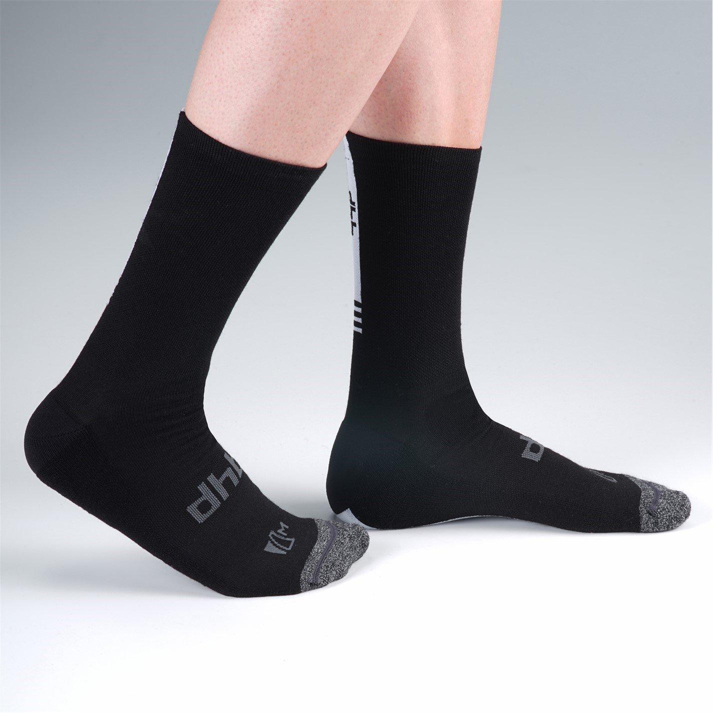 Nero/Multicolore - Dhb - Deep Winter Merino Aeron Socks - 10