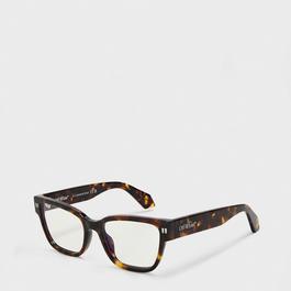 Off White Unisex Reading Glasses