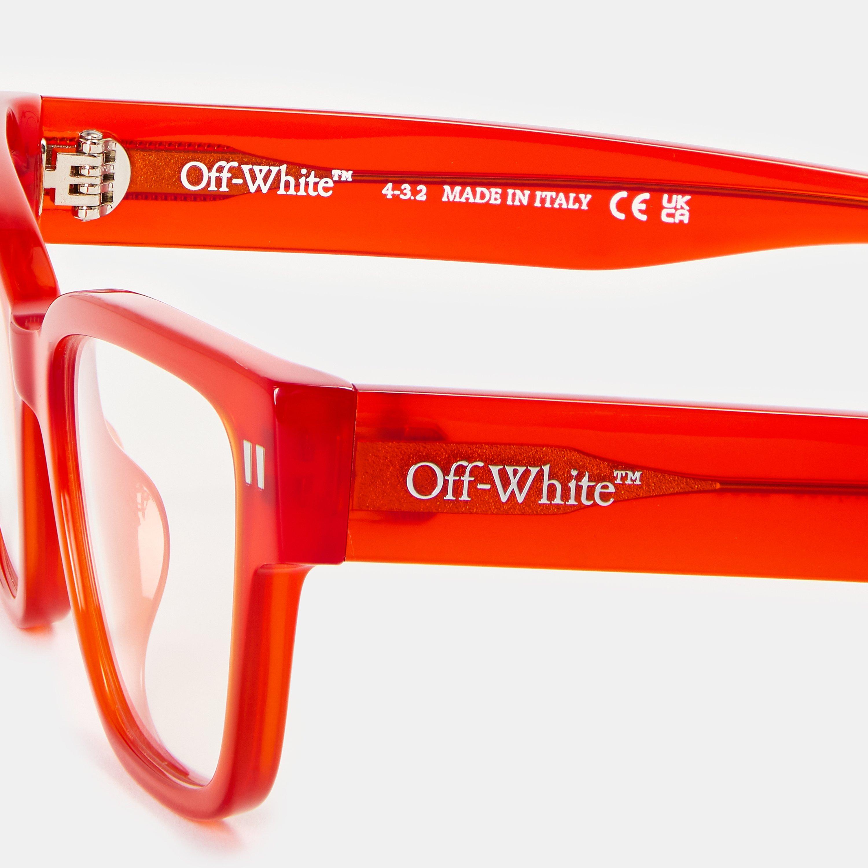 Red - Off White - Reading Glasses - 3