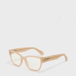 Off White Unisex Reading Glasses