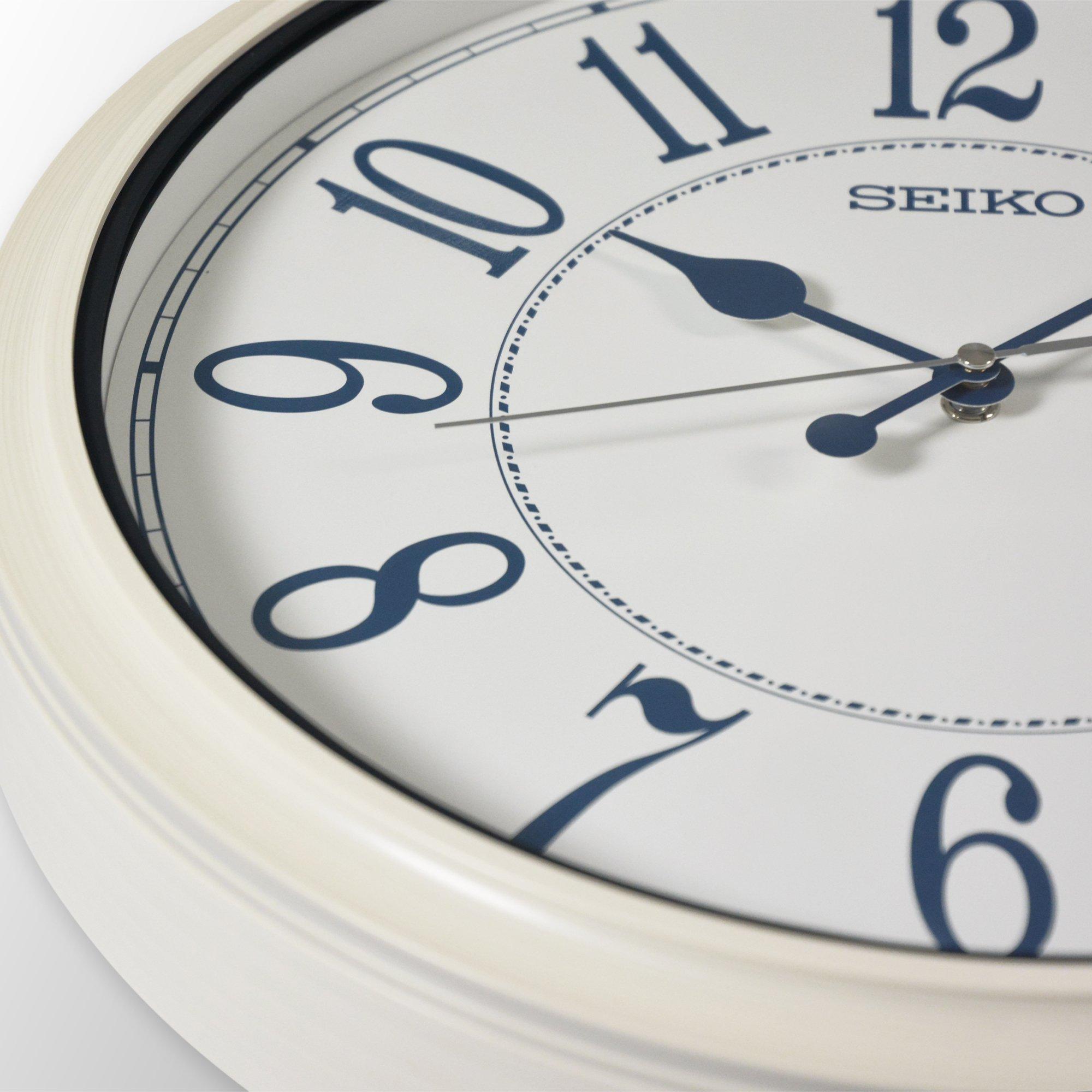 White - Seiko Clocks - Wall Clock - 2