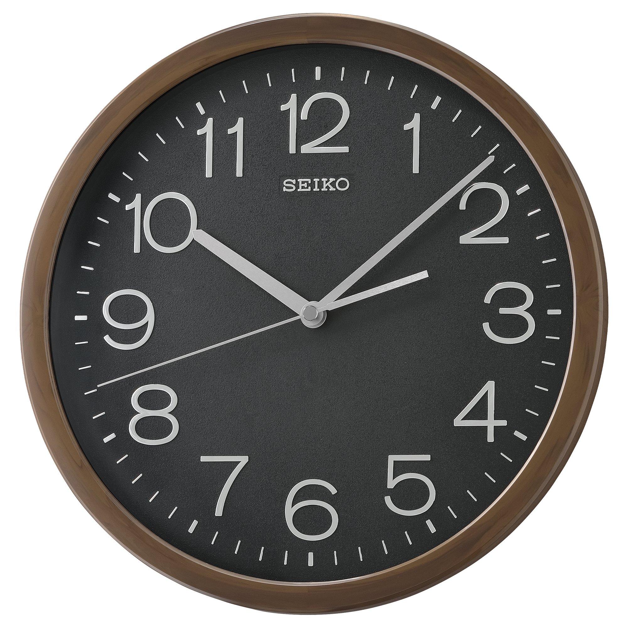 Seiko Clocks  Wall Clock - Brown