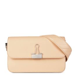 Off White Plain Binder M Shoulder Bag