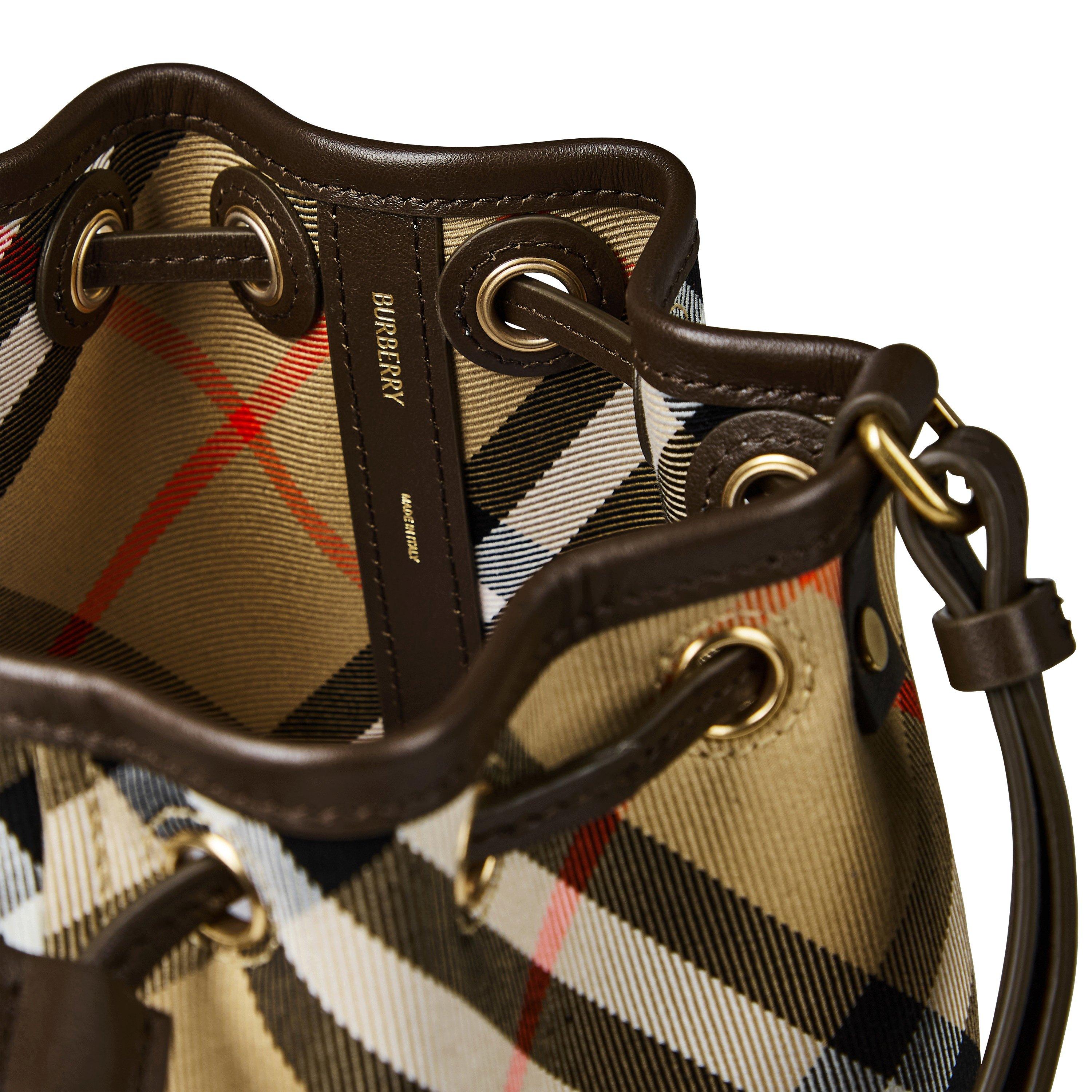 Burberry | Check Drawstring Pouch | Bucket Bags | Cruise Fashion