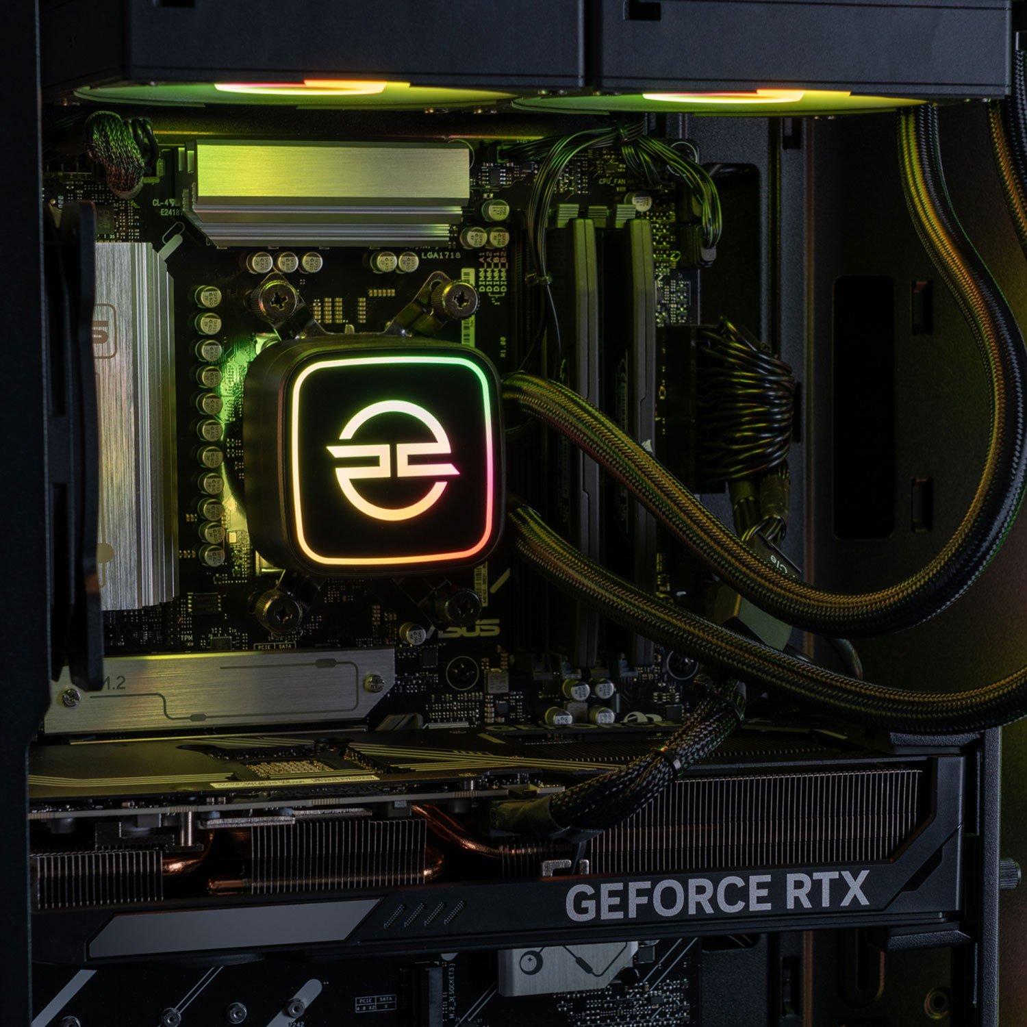 Black - PCSpecialist - Wraith 181 Gaming PC - Ryzen 7 7700X RTX 5060 Ti 16GB RAM 1TB SSD - 1440p Gaming - 4