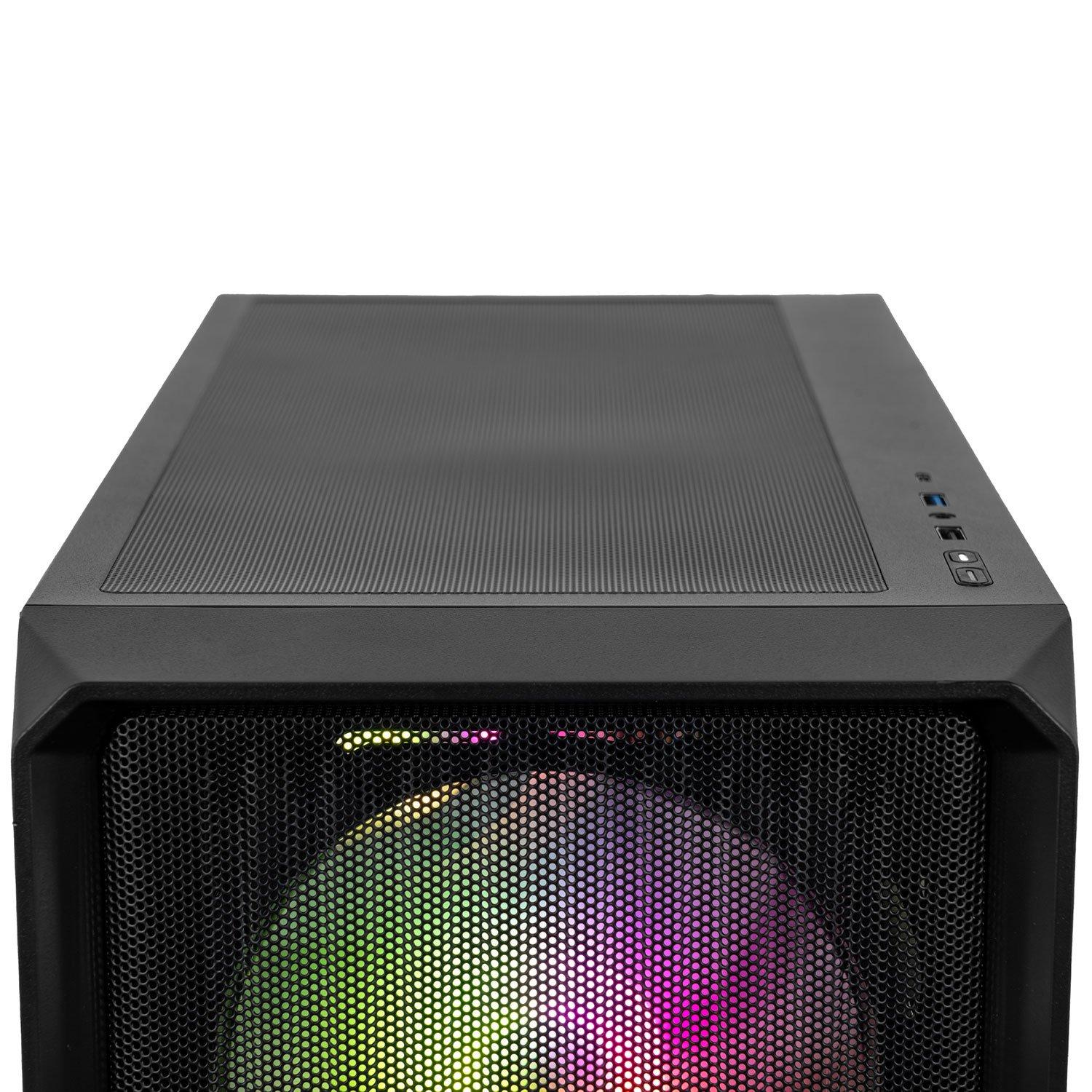 Black - PCSpecialist - Wraith 181 Gaming PC - Ryzen 7 7700X RTX 5060 Ti 16GB RAM 1TB SSD - 1440p Gaming - 7