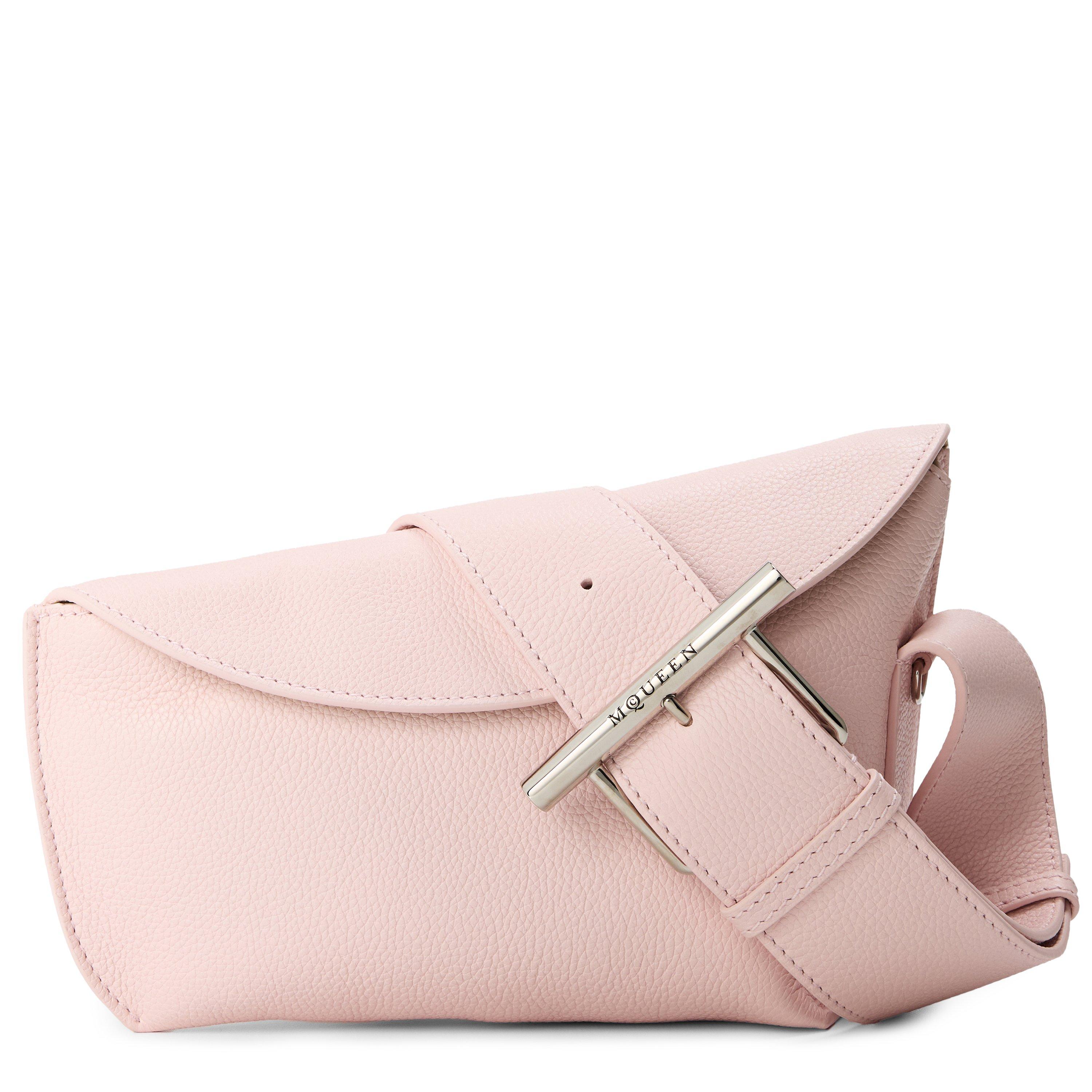 Alexander McQueen Women's Alex T-Bar Sling Shoulder Bag - Rose/Silver