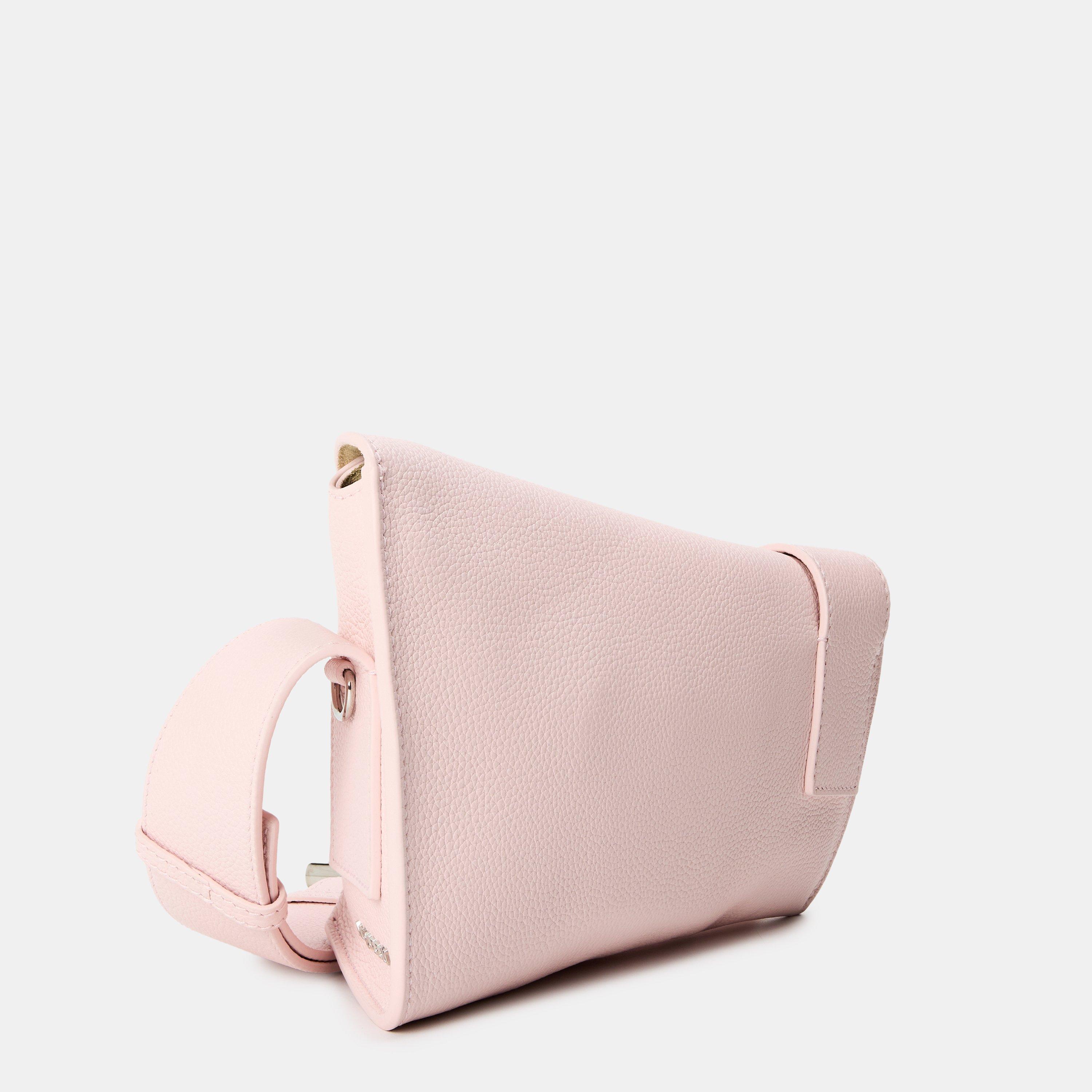 Rose/Silver - Alexander McQueen - Women's Alex T-Bar Sling Shoulder Bag - 2