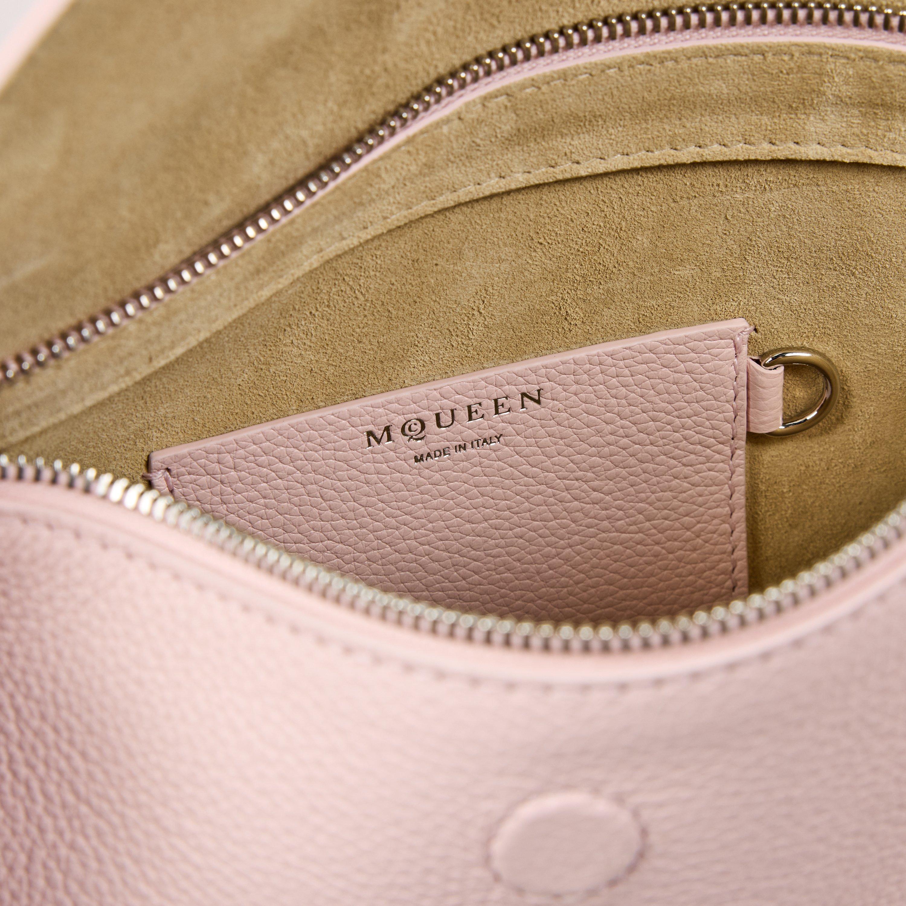 Rose/Silver - Alexander McQueen - Women's Alex T-Bar Sling Shoulder Bag - 5