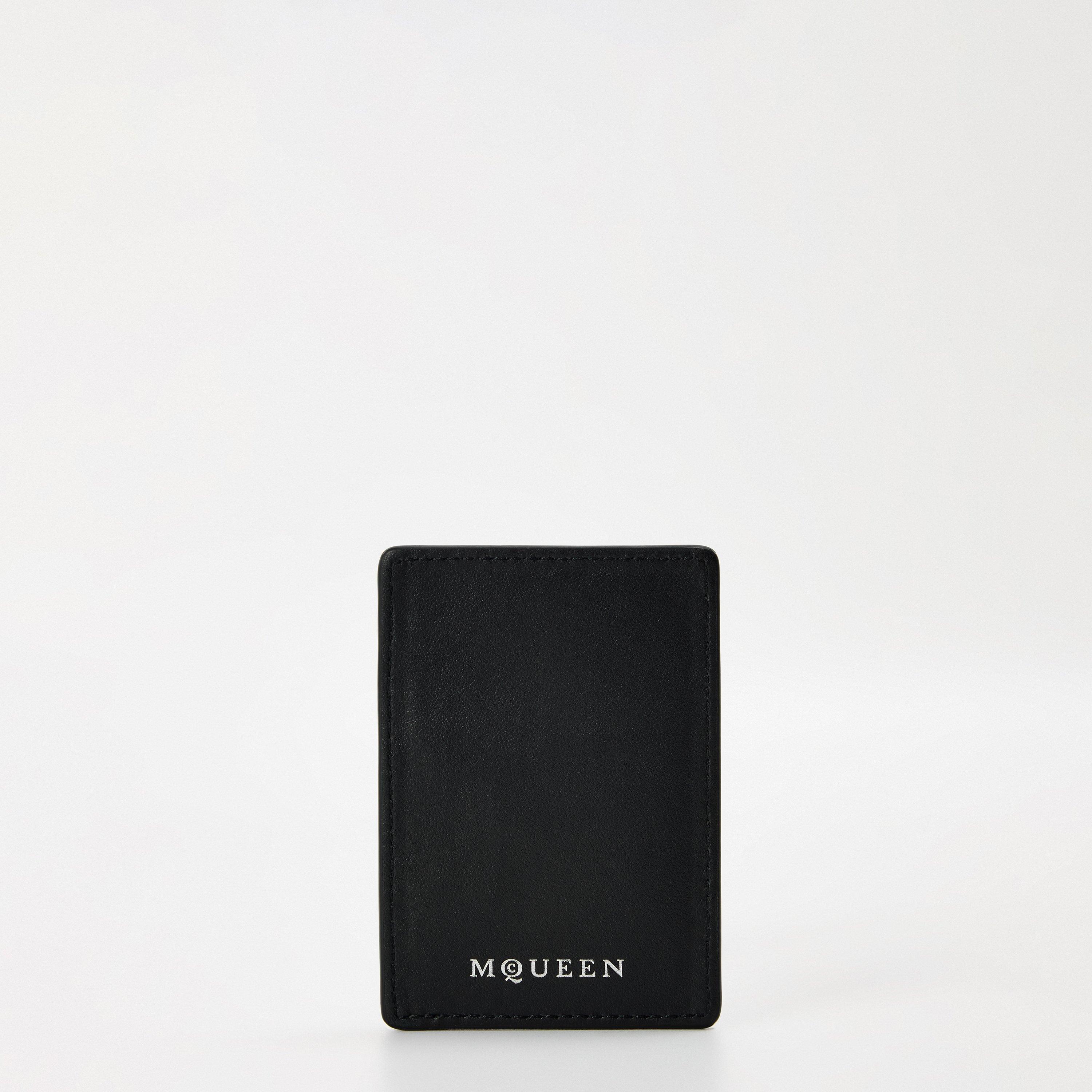 Black/Silver - Alexander McQueen - Men's Billfold Wallet - 2