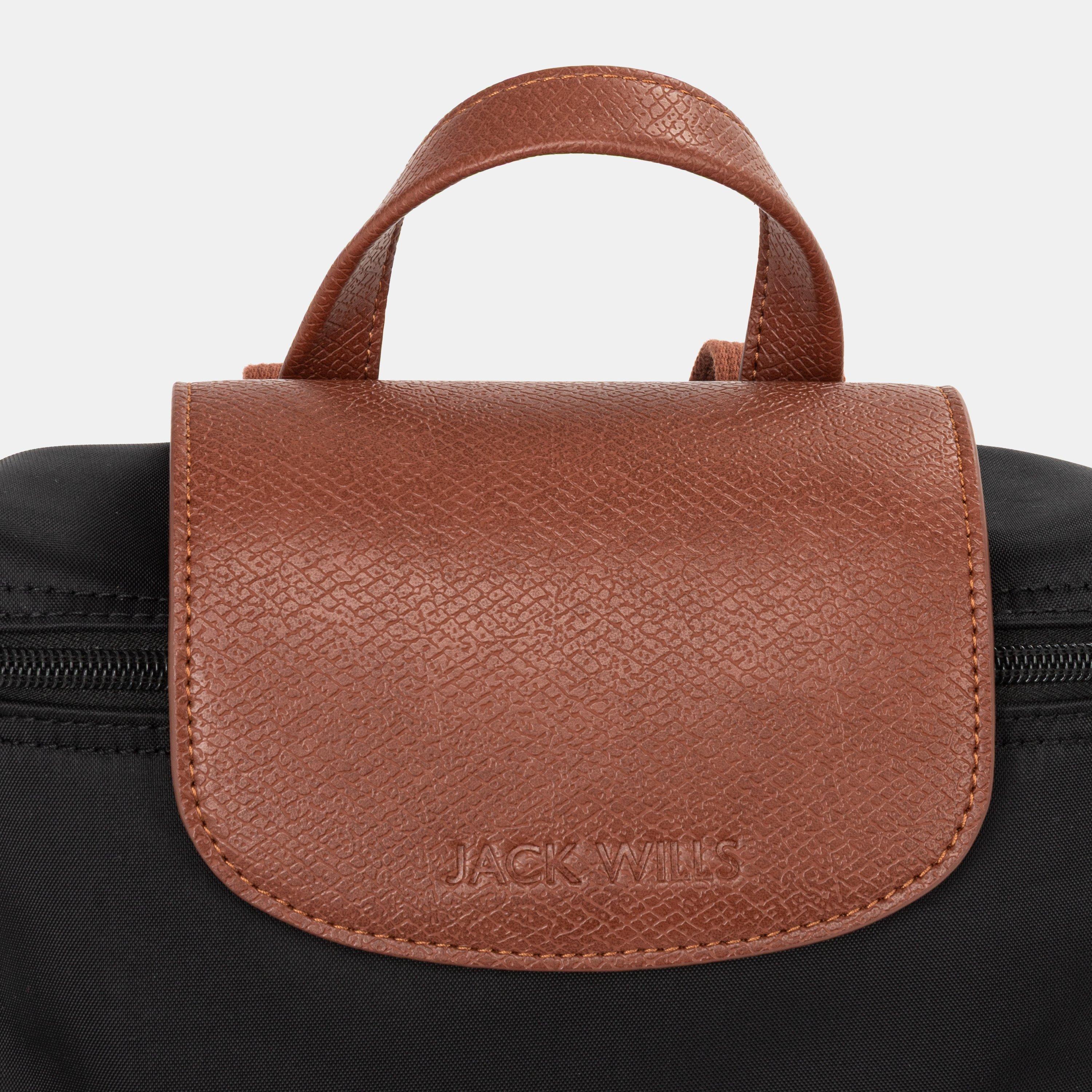 Black - Jack Wills - Nylon BackPack ladies - 5