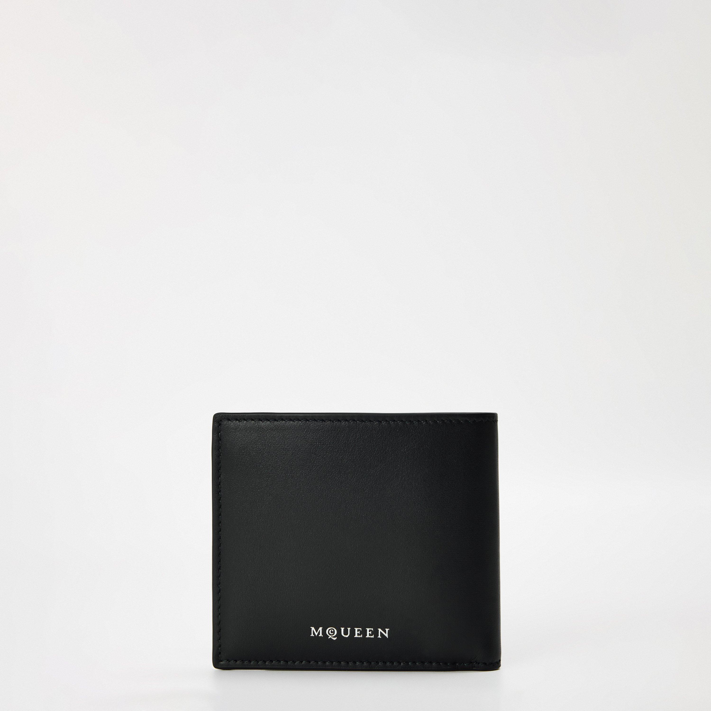 Black/Silver - Alexander McQueen - Men's Billfold Wallet - 2