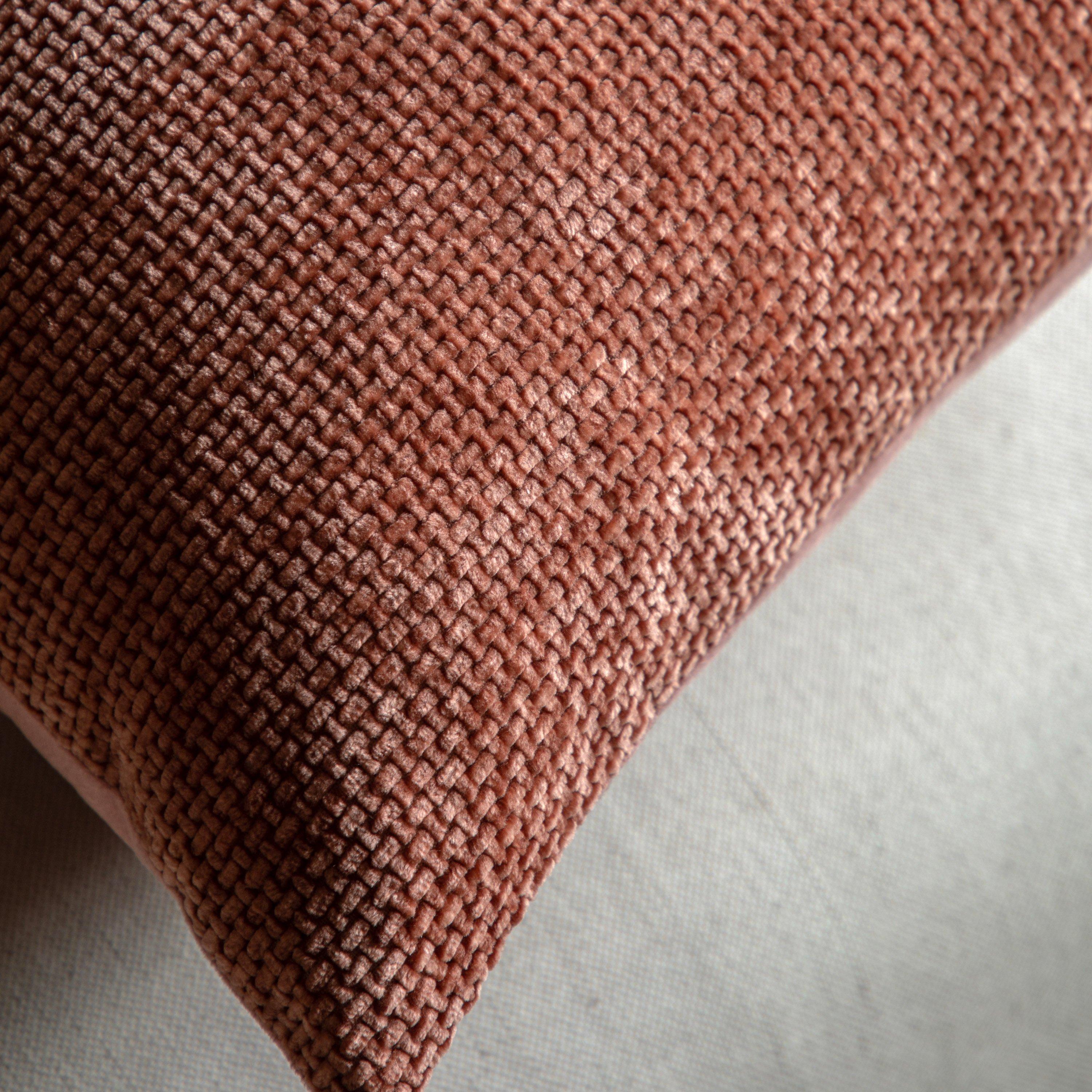 Rust - Gallery - Basketweave Chenille Cushion Olive 2pk - 3