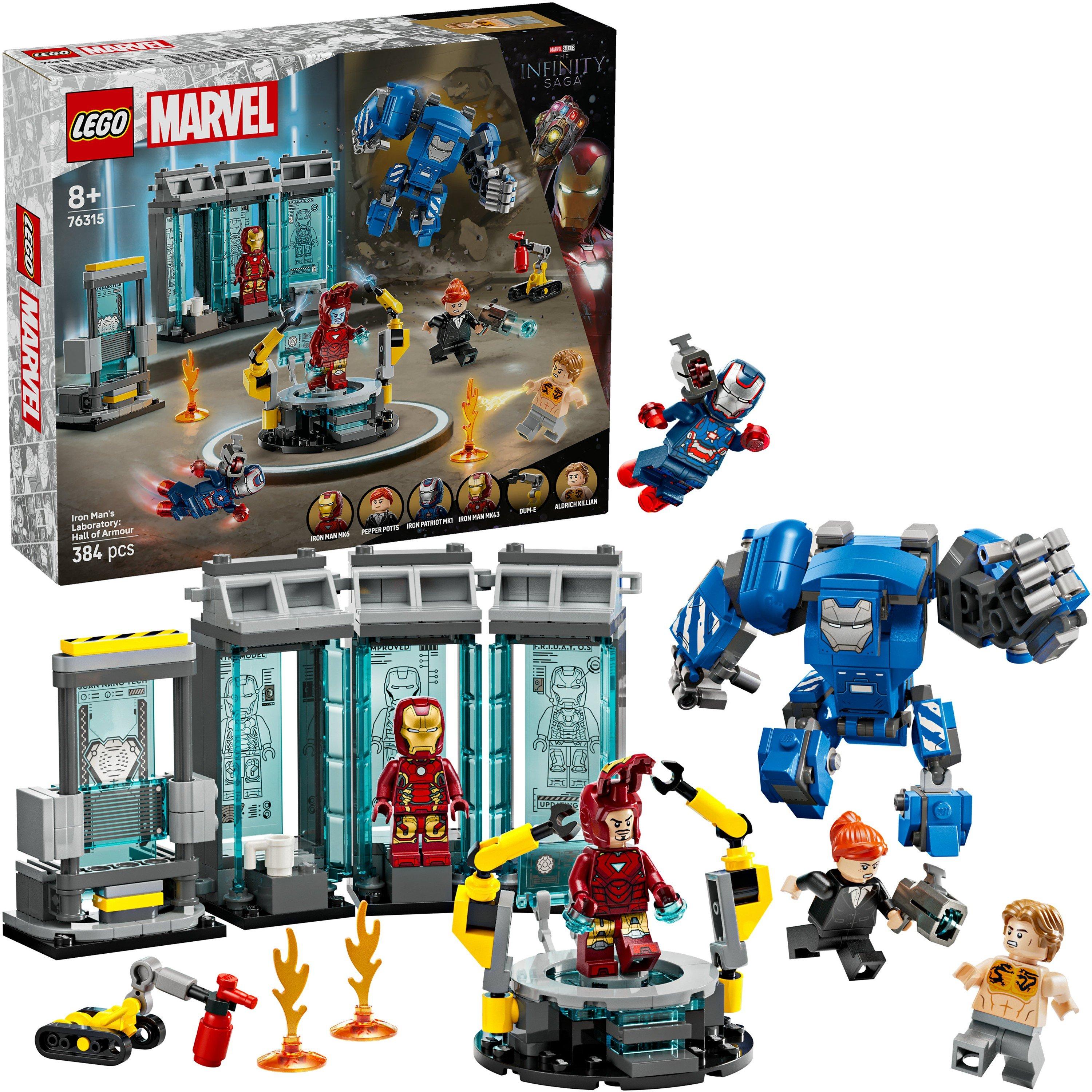 Iron Mans Lab - LEGO - Marvel Iron Man’s Laboratory: Hall of Armour 76315 - 1