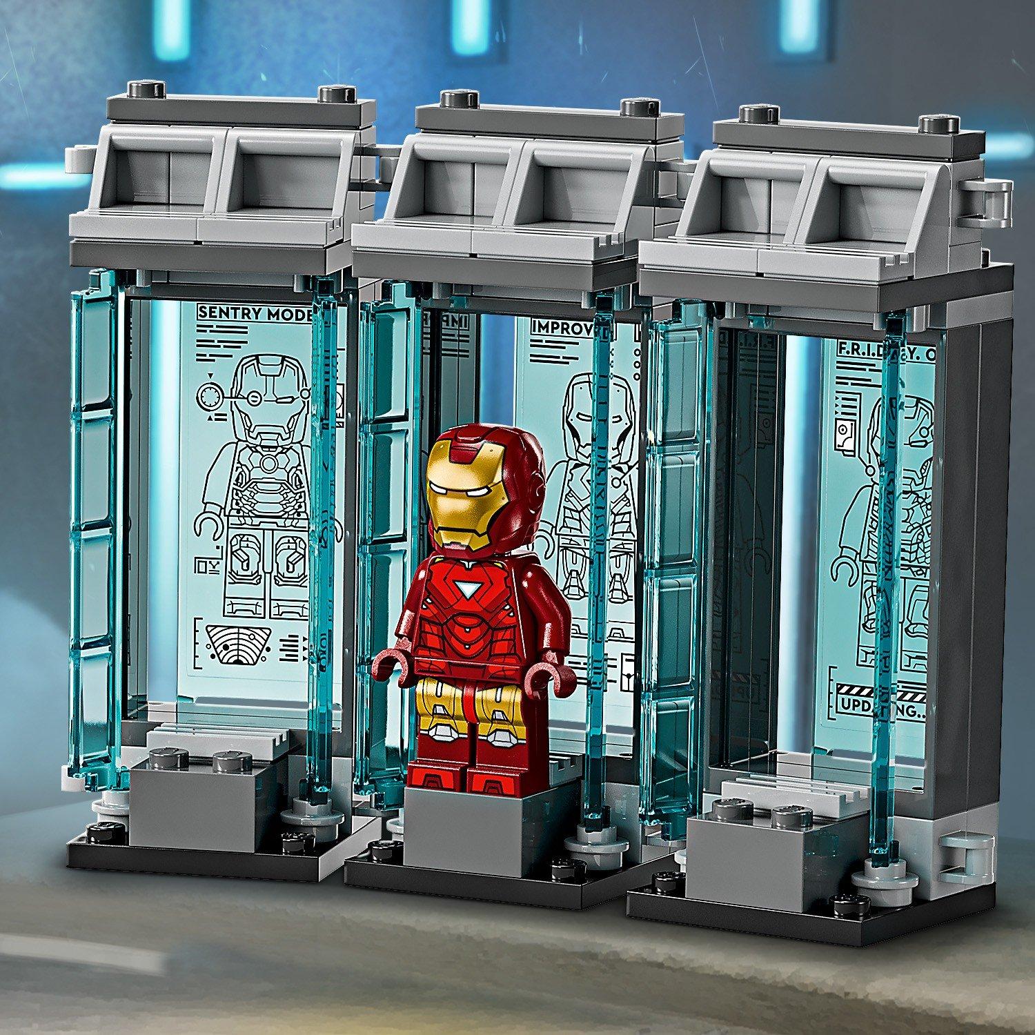 Iron Mans Lab - LEGO - Marvel Iron Man’s Laboratory: Hall of Armour 76315 - 11