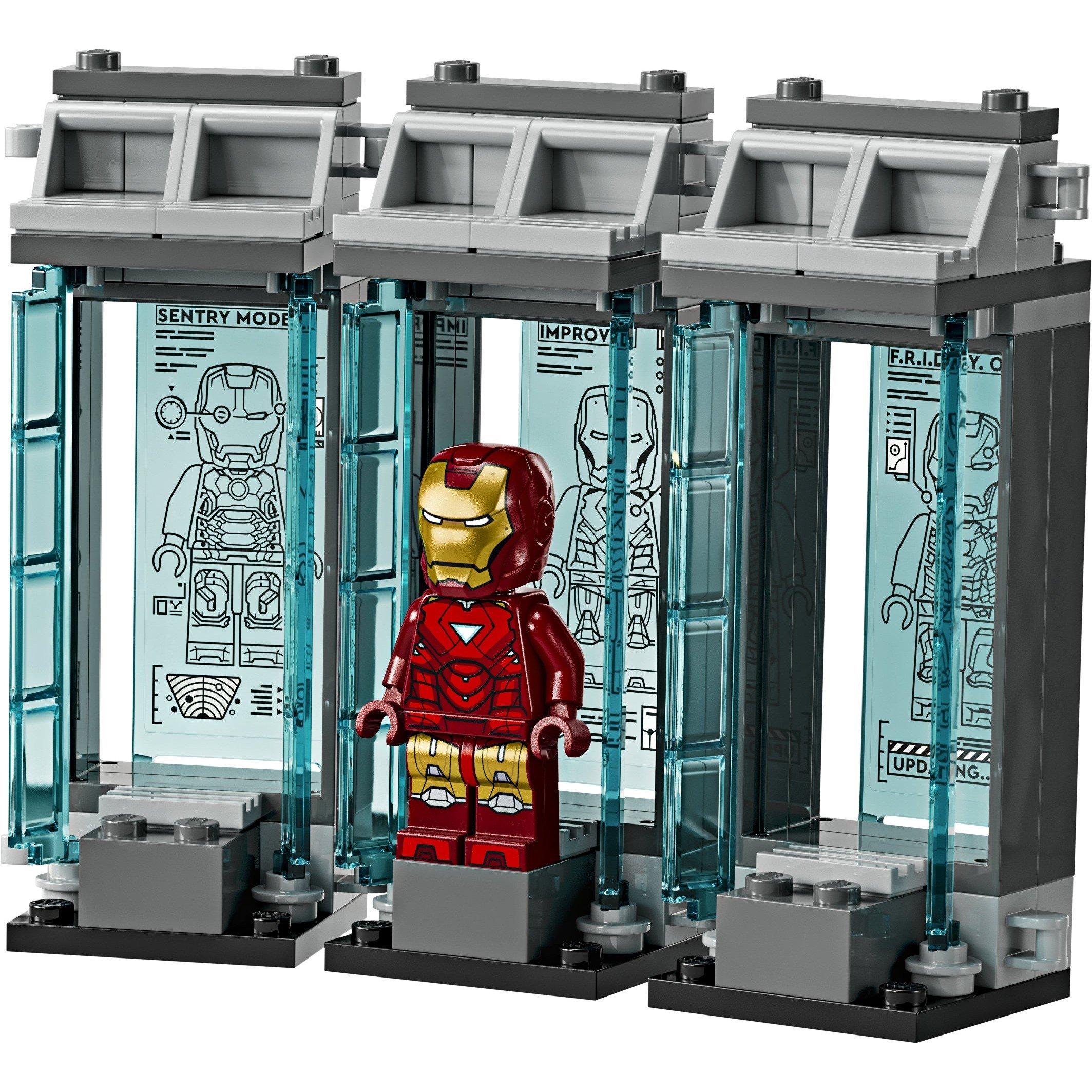 Iron Mans Lab - LEGO - Marvel Iron Man’s Laboratory: Hall of Armour 76315 - 14